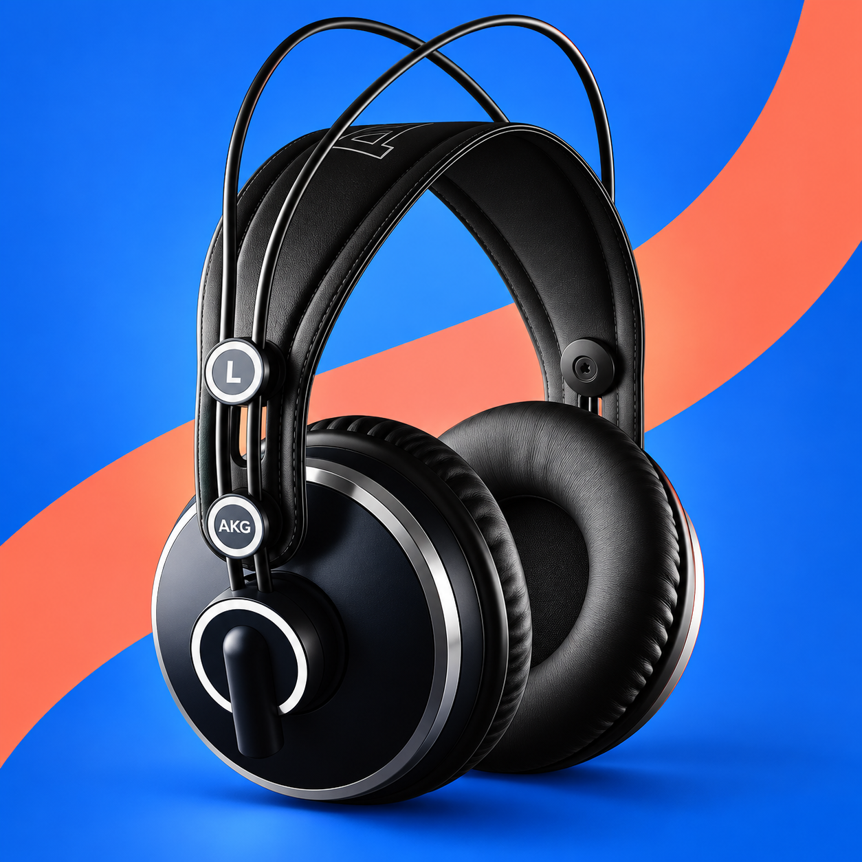 Ilustração gerada por IA de AKG K271 MKII