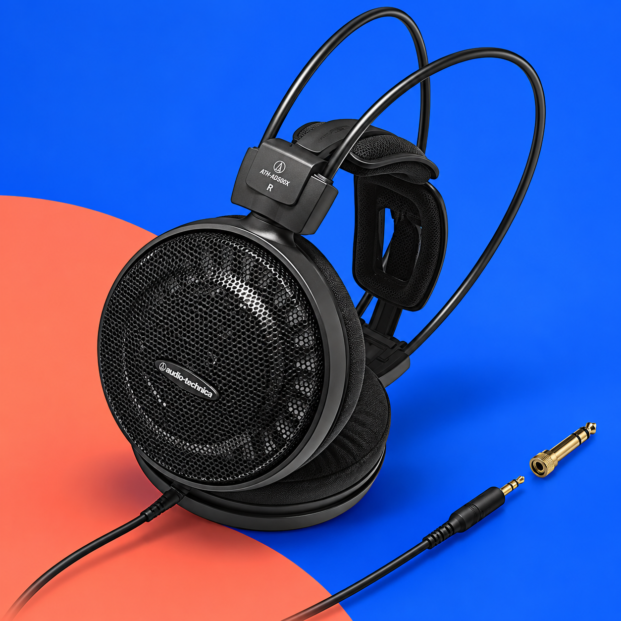 Ilustração gerada por IA de Audio-Technica ATH-AD500X