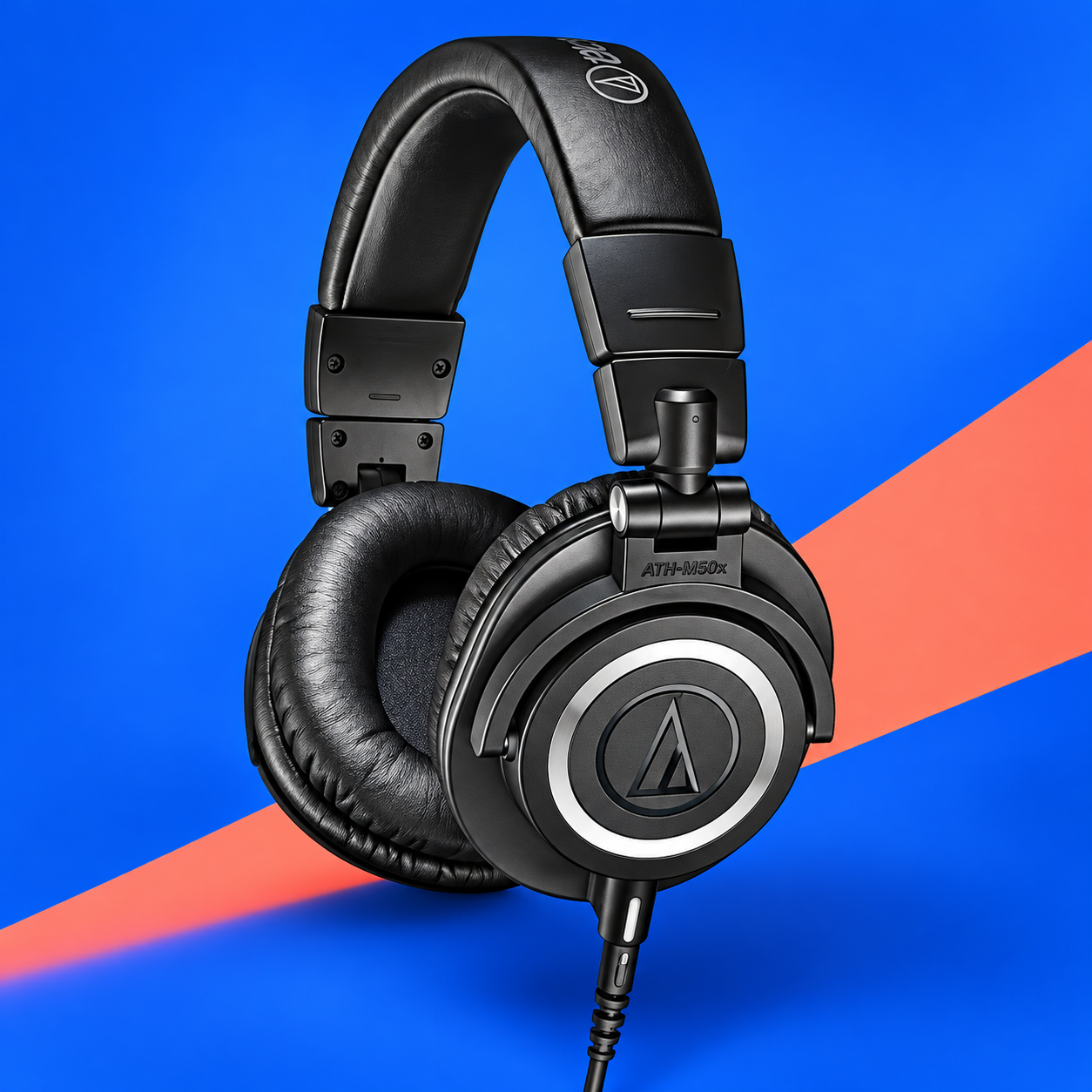 Ilustração gerada por IA de Audio-Technica ATH-M50x