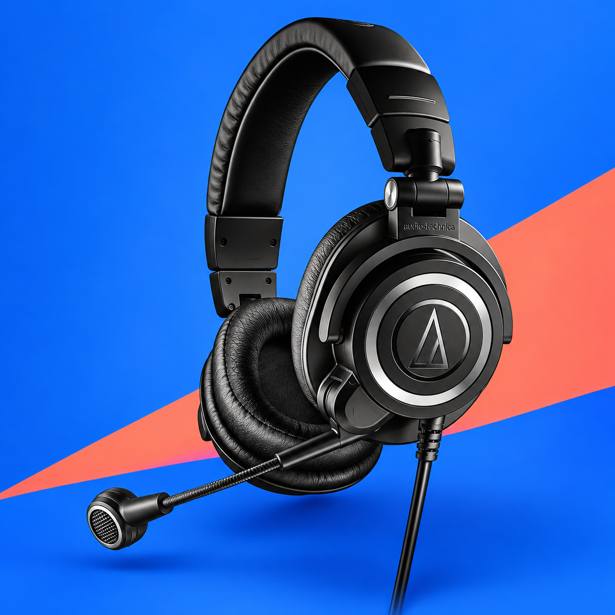 Ilustração gerada por IA de Audio-Technica ATH-M50xSTSUSB StreamSet USB