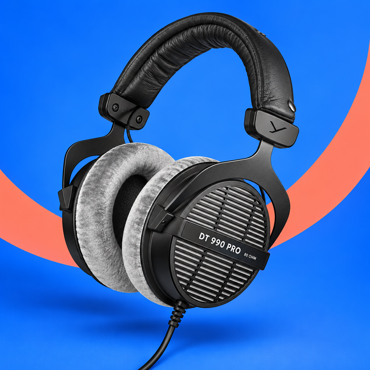 Ilustração gerada por IA de beyerdynamic DT 990 PRO 80 ohms