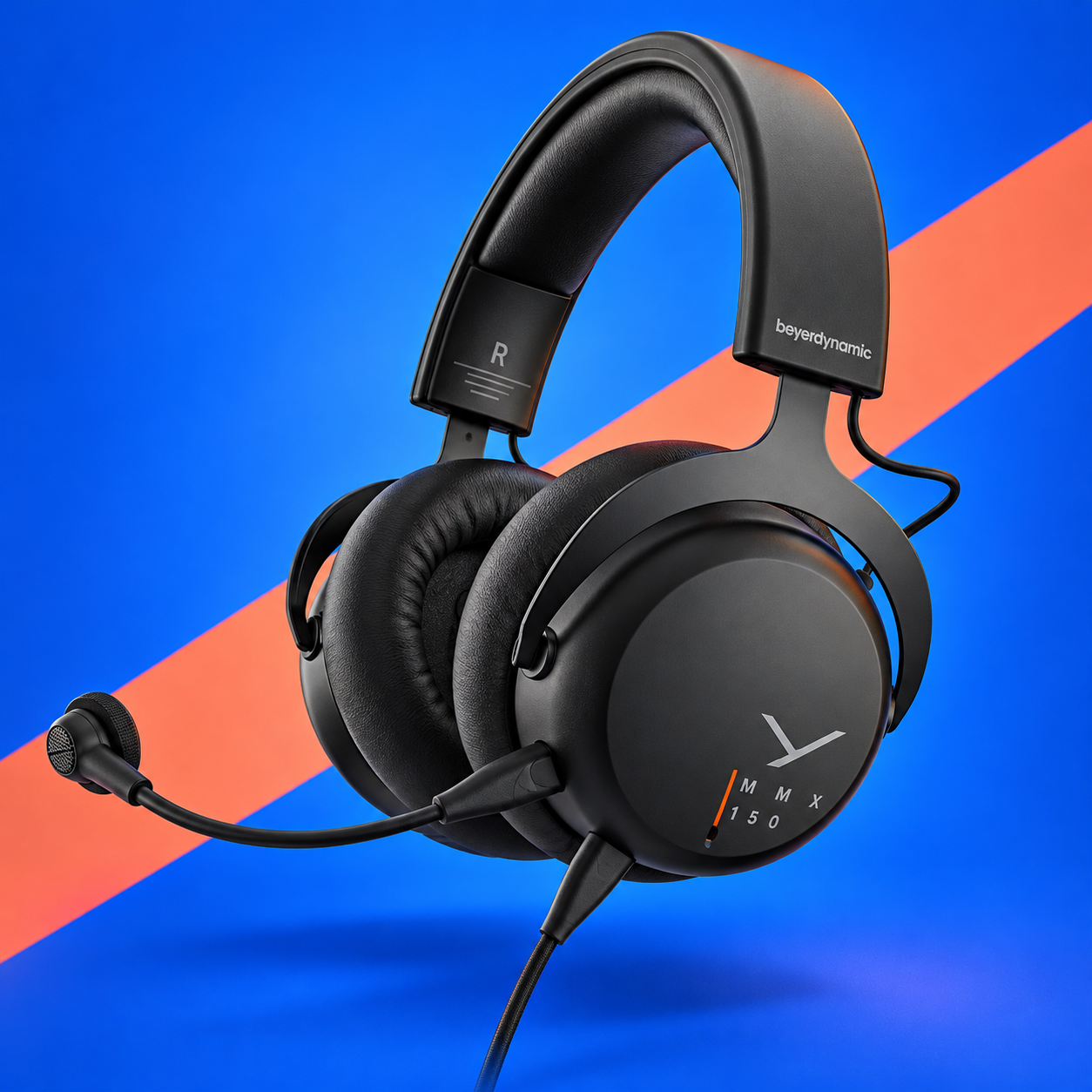 Ilustração gerada por IA de beyerdynamic MMX 150
