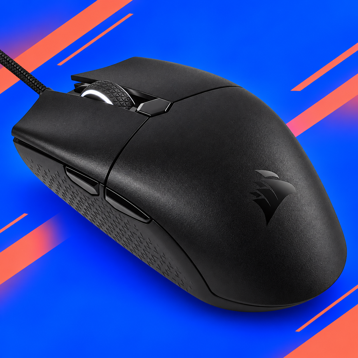 Ilustração gerada por IA de Corsair Katar Pro XT preto