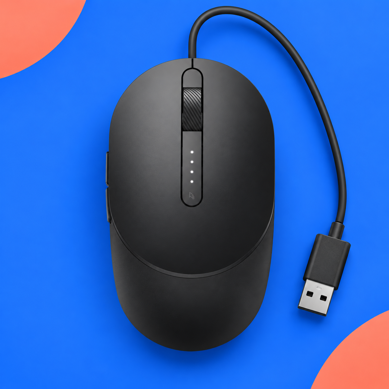 Ilustração gerada por IA de Dell MS3220 laser com fio
