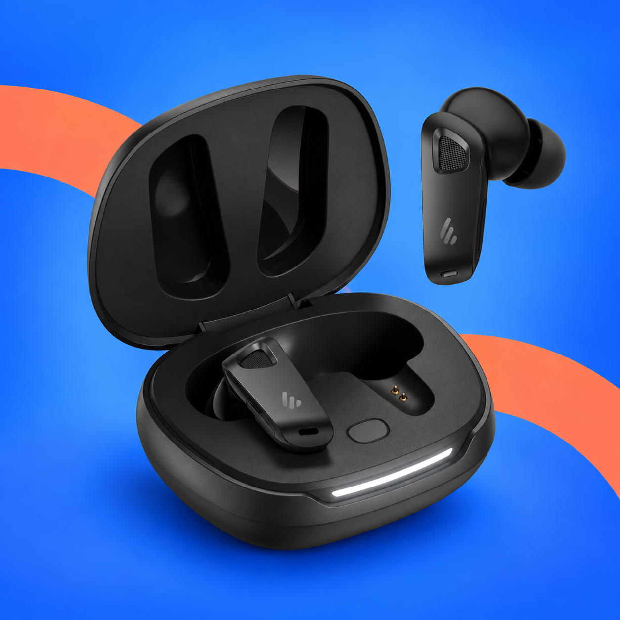 Ilustração gerada por IA de Edifier NeoBuds Pro 3 preto