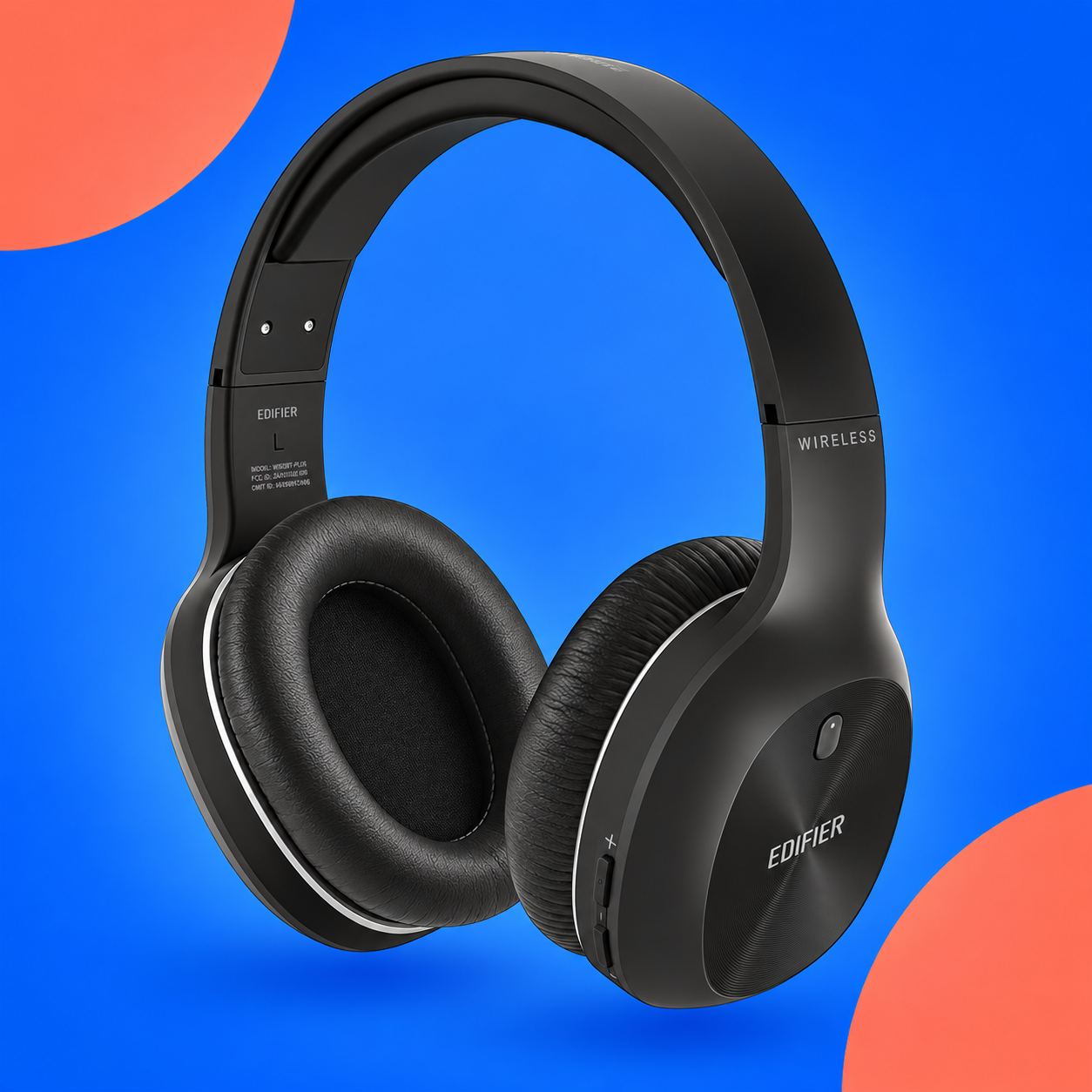 Ilustração gerada por IA de Edifier W800BT Plus preto