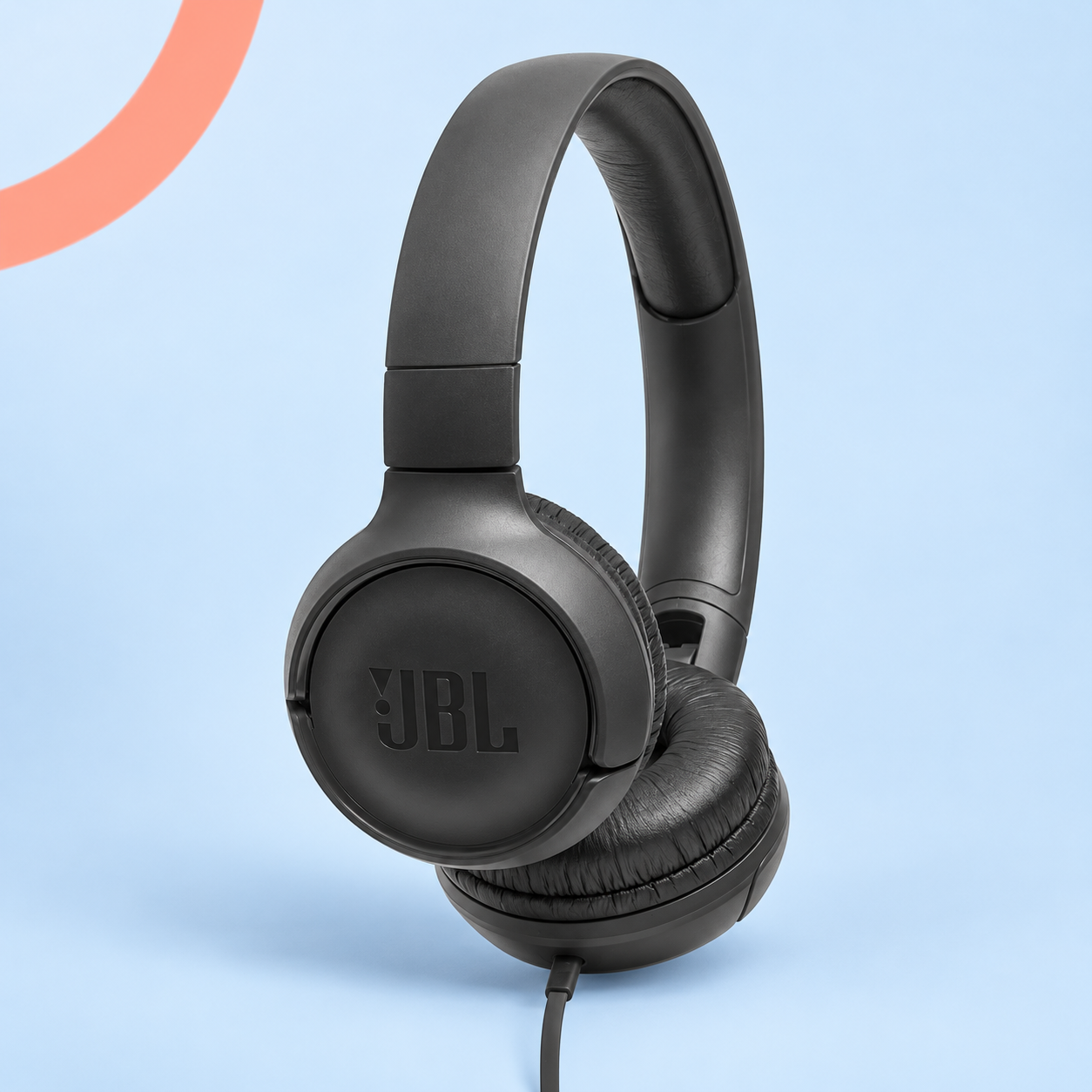 Ilustração gerada por IA de JBL Tune 500 preto