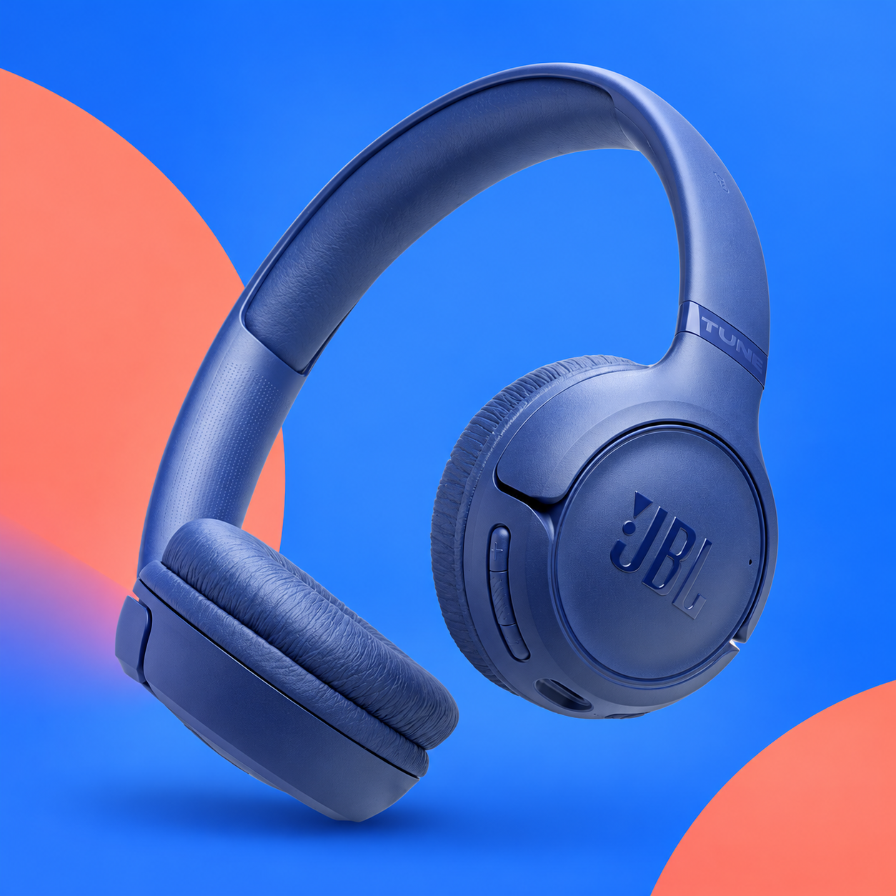 Ilustração gerada por IA de JBL Tune 530BT azul