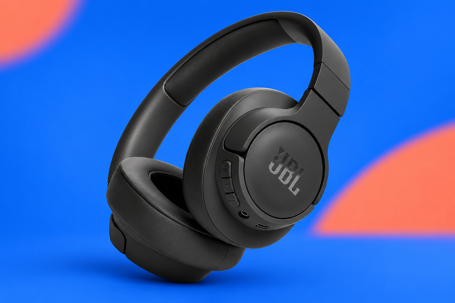 Ilustração gerada por IA de JBL Tune 720BT preto