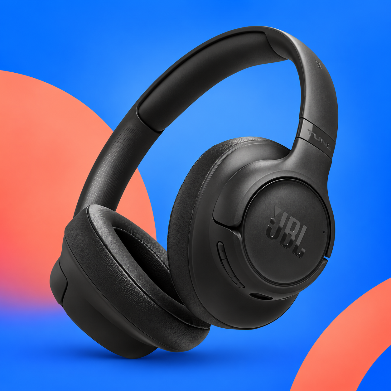 Ilustração gerada por IA de JBL Tune 730BT preto