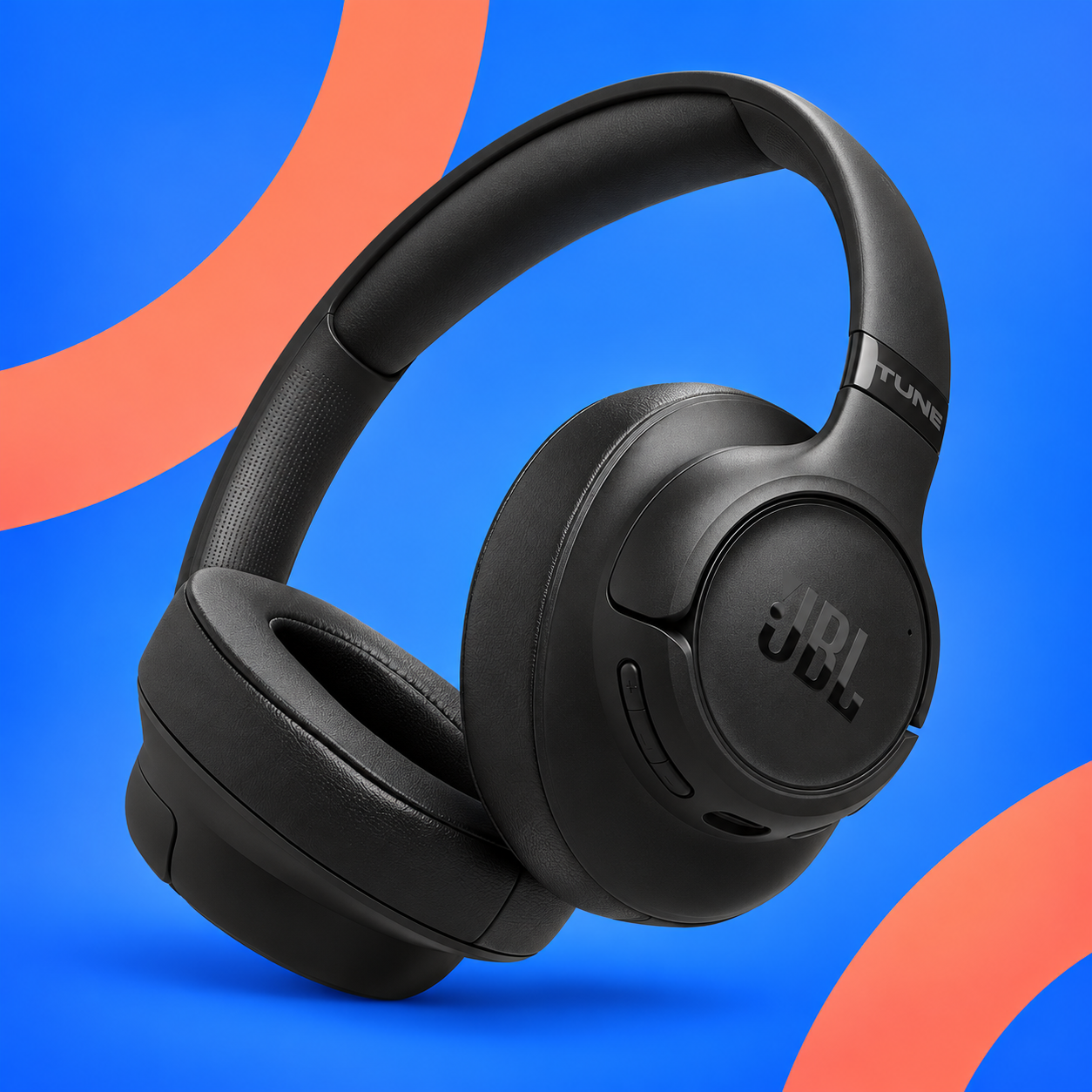 Ilustração gerada por IA de JBL Tune 780NC preto