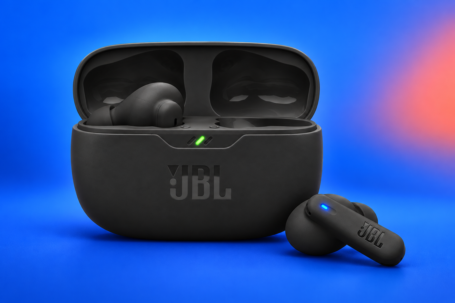 Ilustração gerada por IA de JBL Wave Beam 2 preto