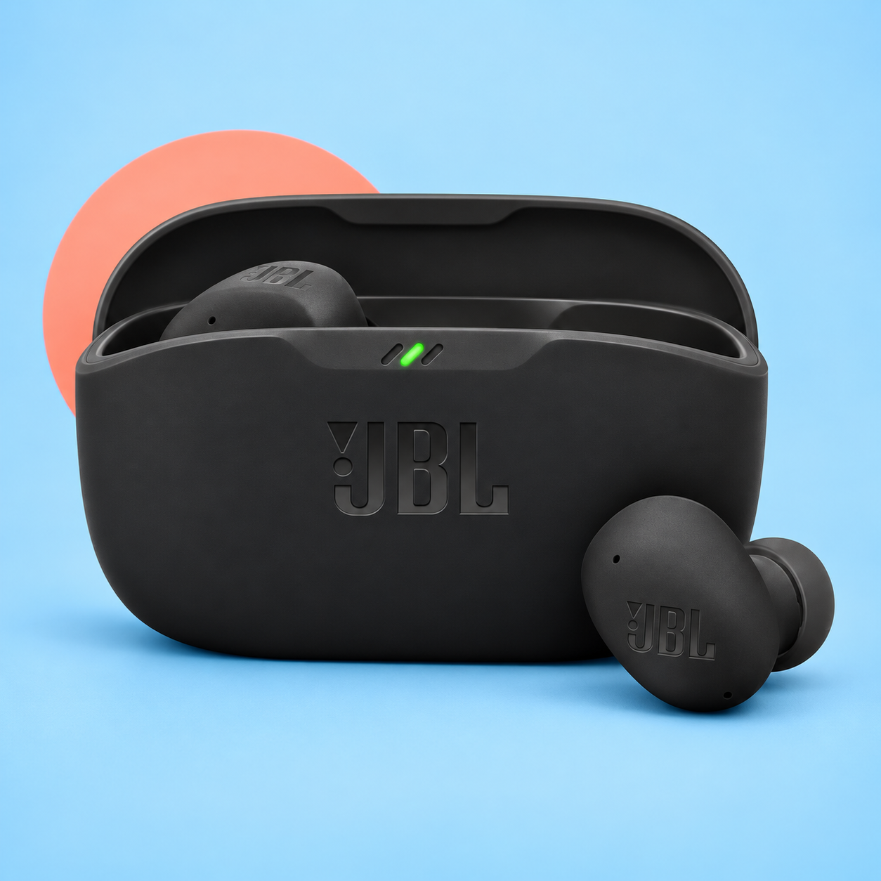 Ilustração gerada por IA de JBL Wave Buds 2 preto