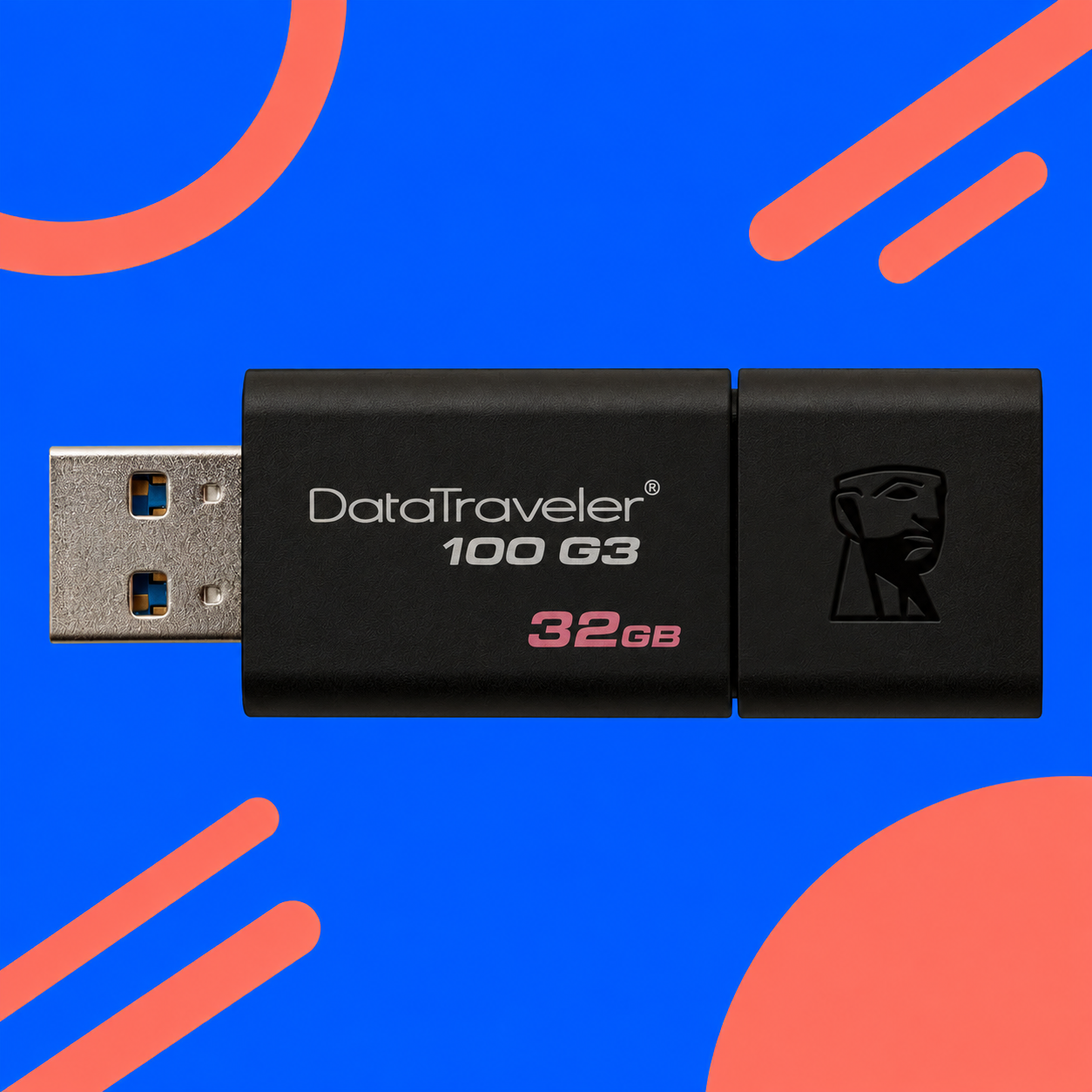 Ilustração gerada por IA de Kingston DataTraveler 100 G3 32 GB