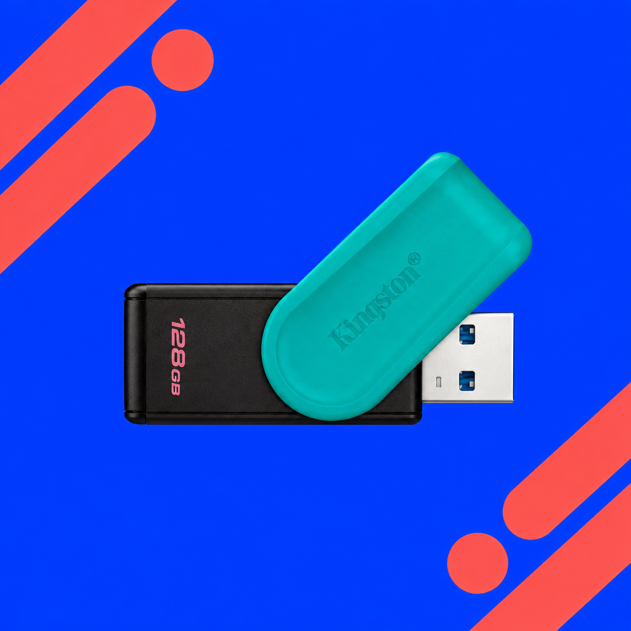 Ilustração gerada por IA de Kingston DataTraveler Exodia S 128 GB