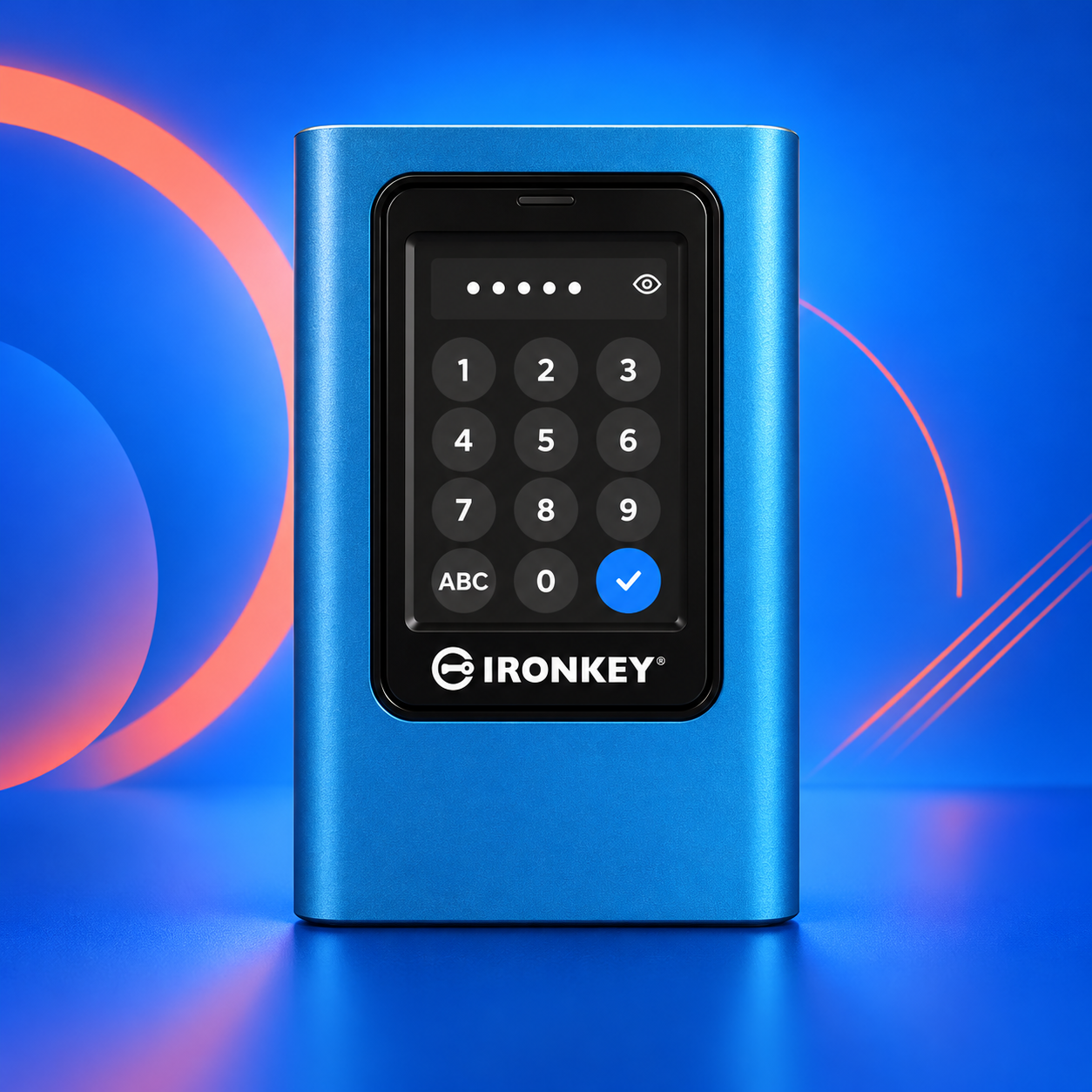 Ilustração gerada por IA de Kingston IronKey Vault Privacy 80 960 GB