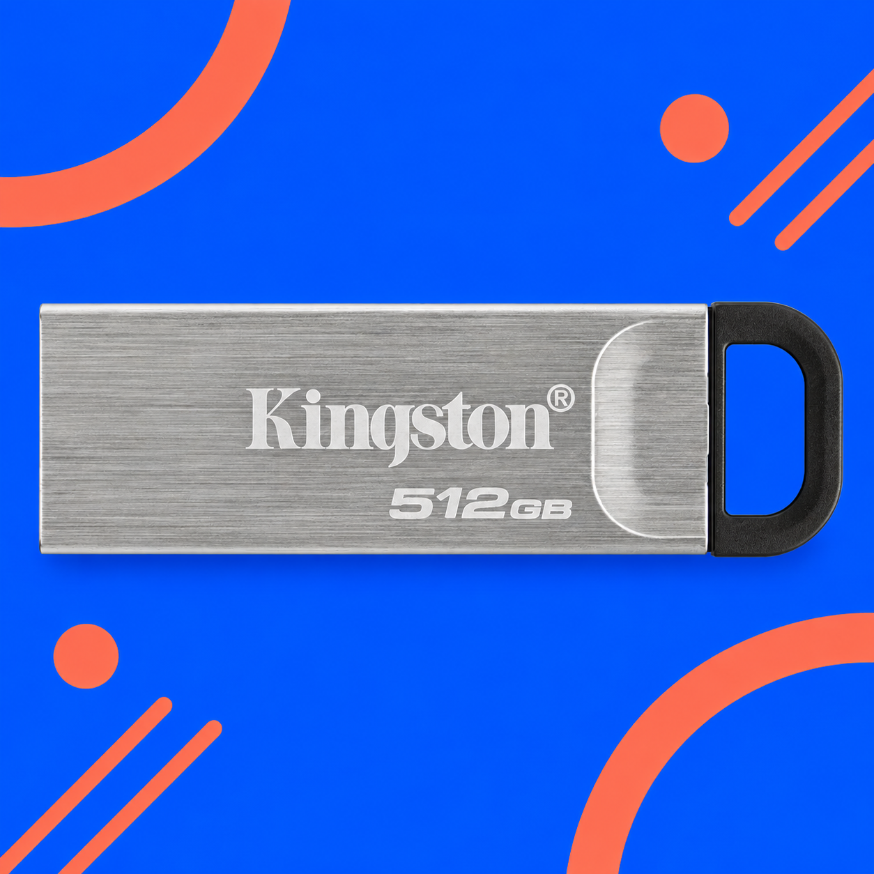 Ilustração gerada por IA de Kingston DataTraveler Kyson 512 GB