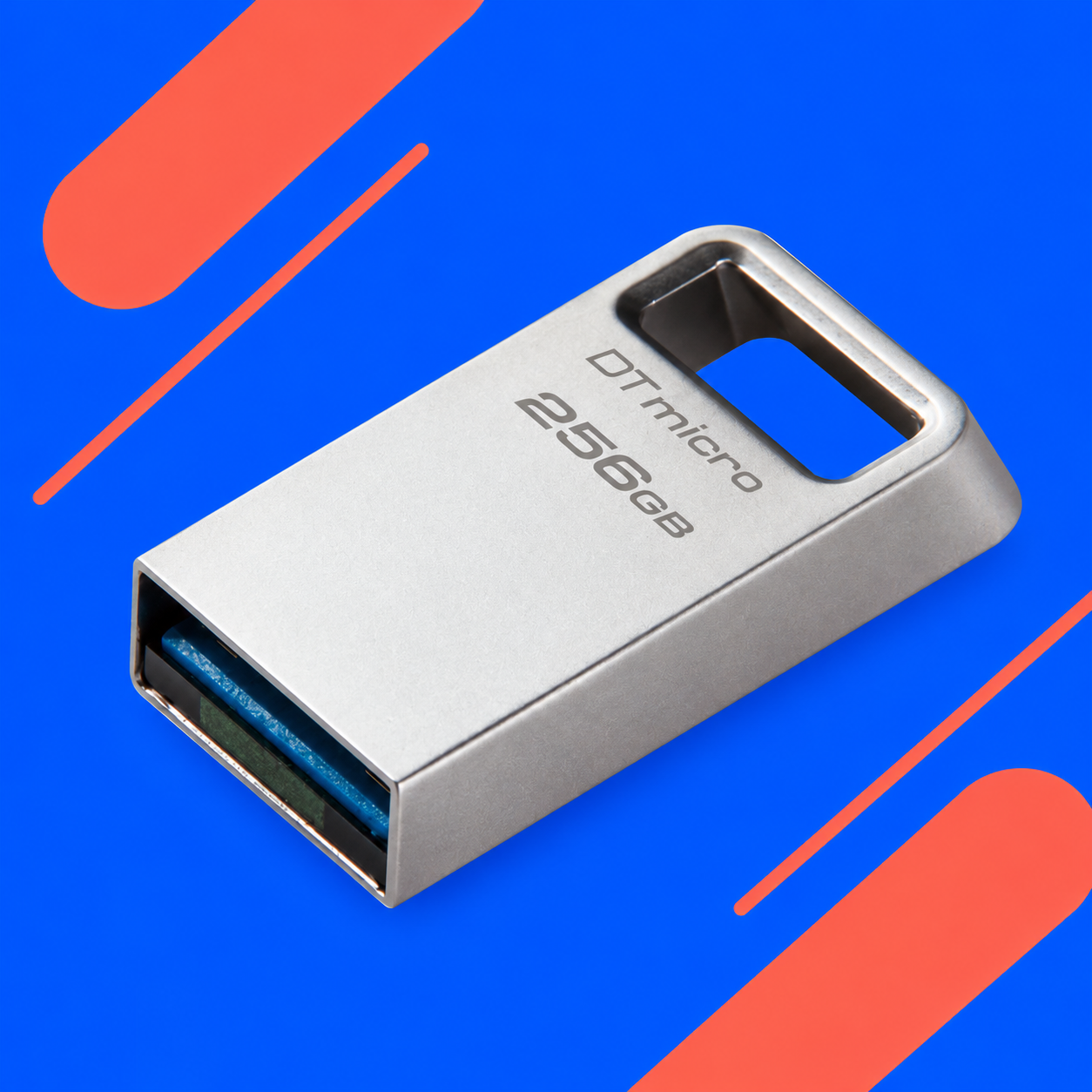 Ilustração gerada por IA de Kingston DataTraveler Micro 256 GB