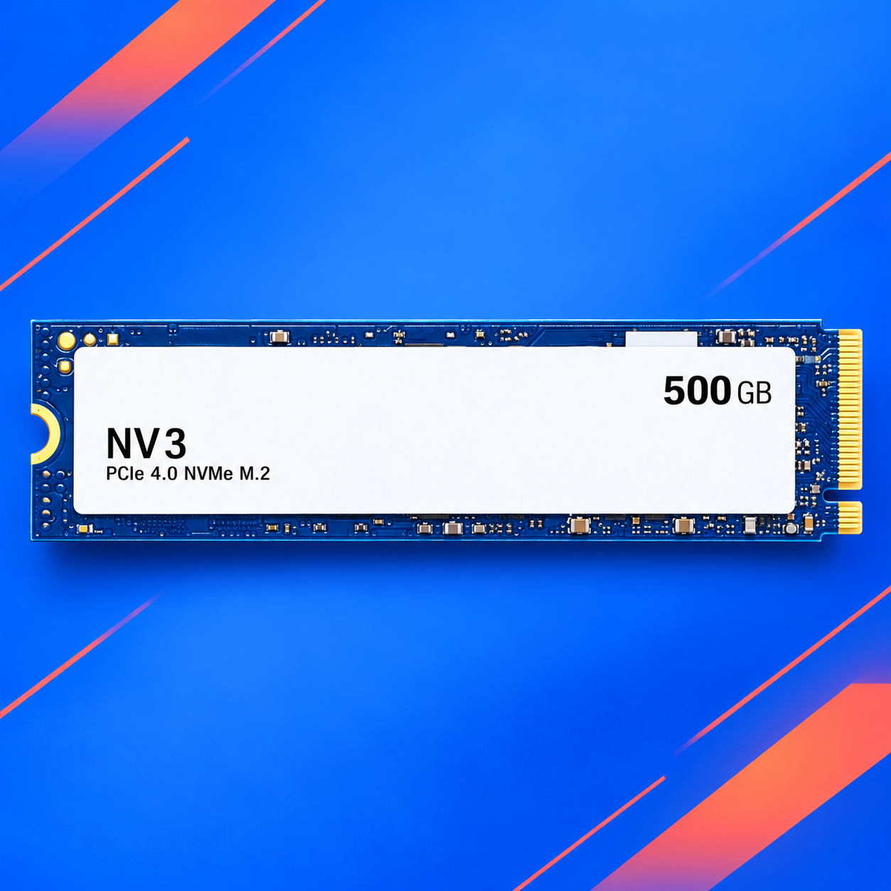 Ilustração gerada por IA de Kingston NV3 M.2 2280 500 GB