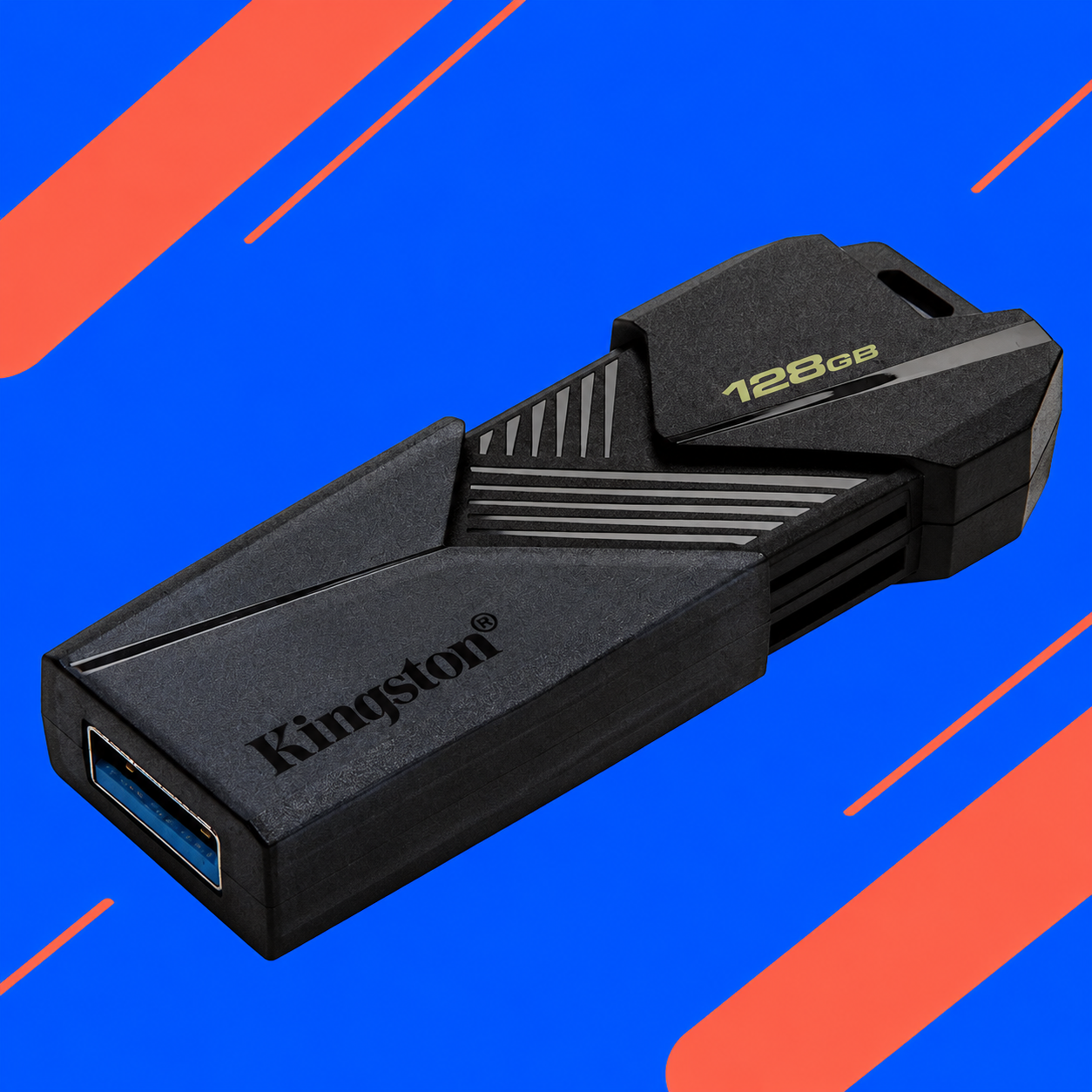 Ilustração gerada por IA de Kingston DataTraveler Exodia Onyx 128 GB