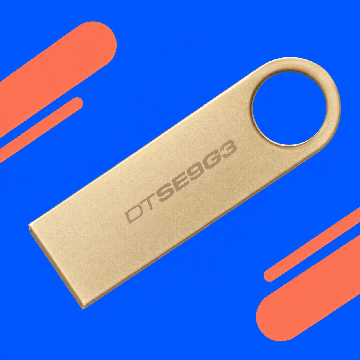 Ilustração gerada por IA de Kingston DataTraveler SE9 G3 128 GB
