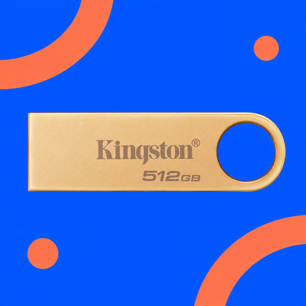 Ilustração gerada por IA de Kingston DataTraveler SE9 G3 512 GB