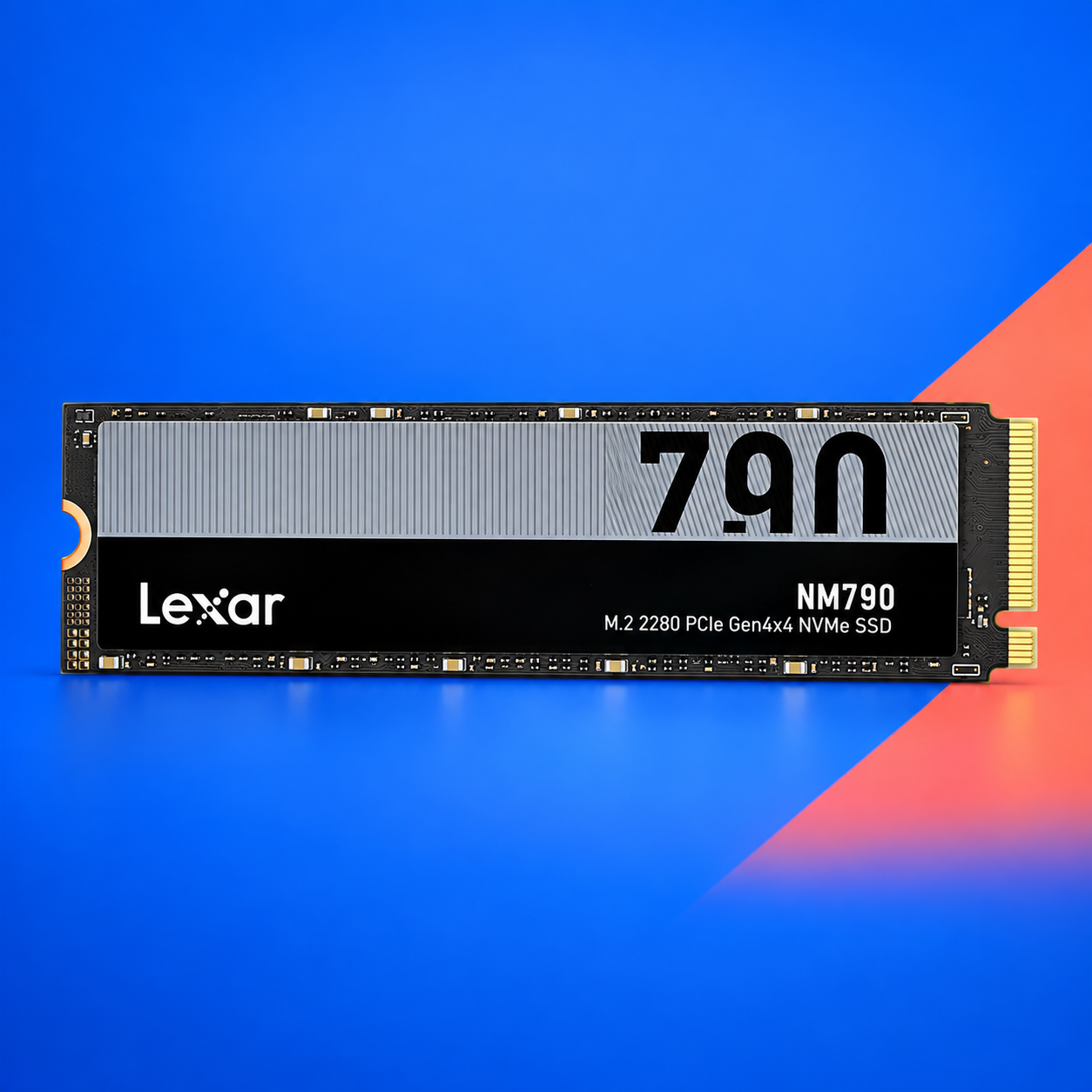 Ilustração gerada por IA de Lexar NM790 1 TB
