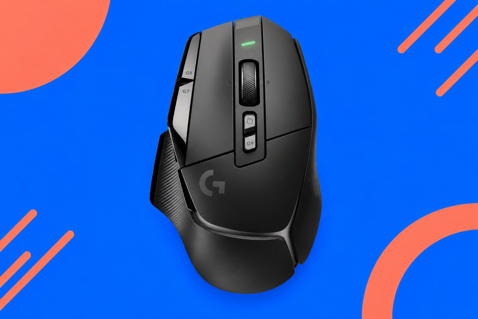 Ilustração gerada por IA de Logitech G502 X LIGHTSPEED preto