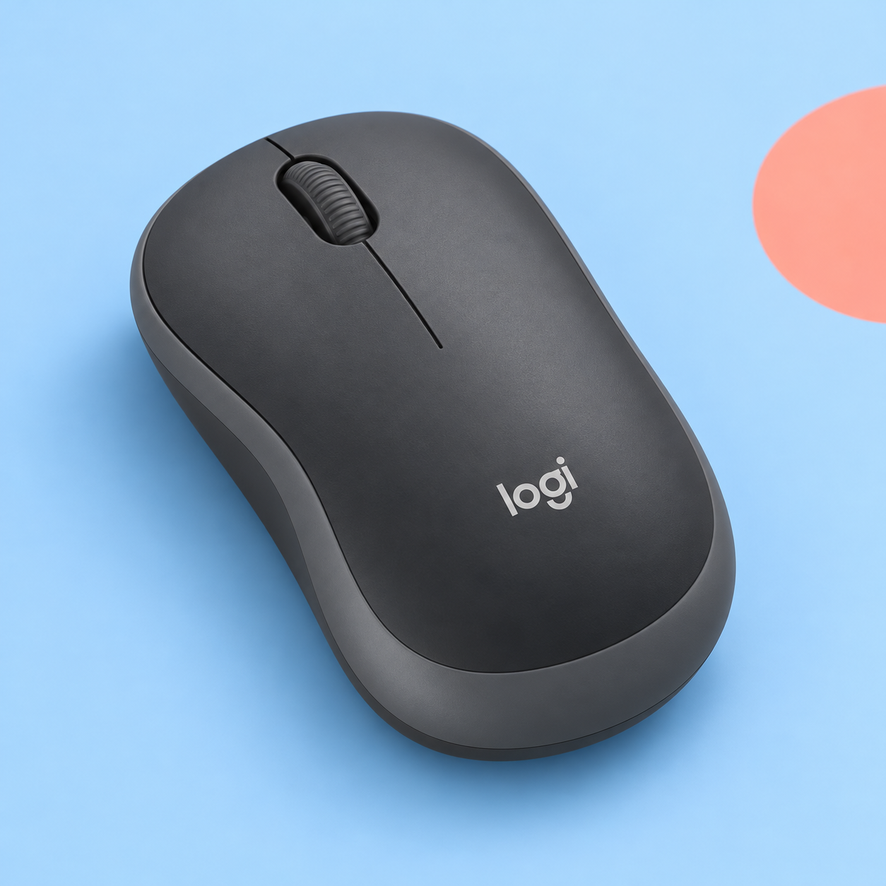Ilustração gerada por IA de Logitech M240 Silent grafite