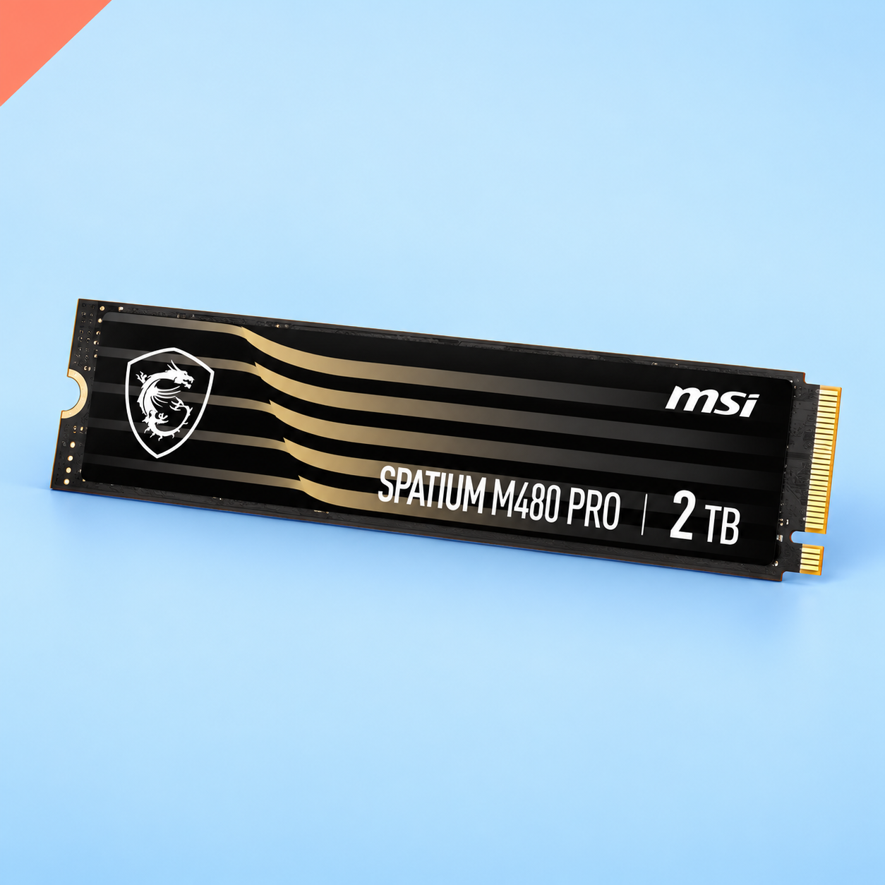 Ilustração gerada por IA de MSI SPATIUM M480 PRO 2 TB