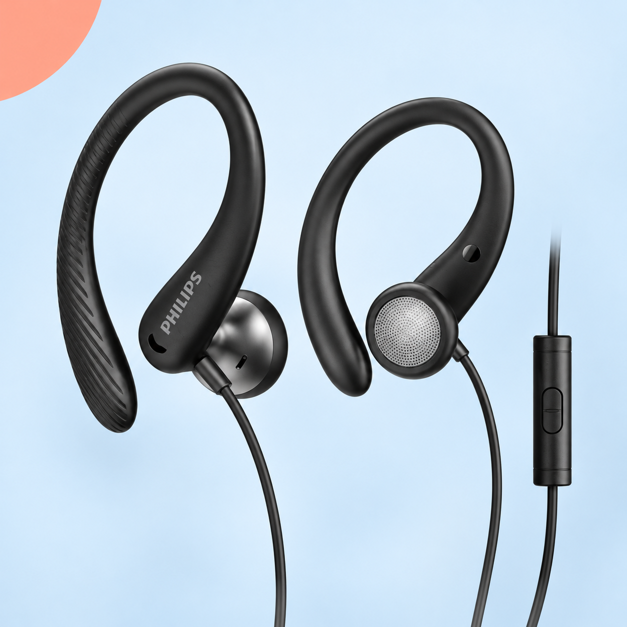 Ilustração gerada por IA de Philips TAA1105BK/00 preto