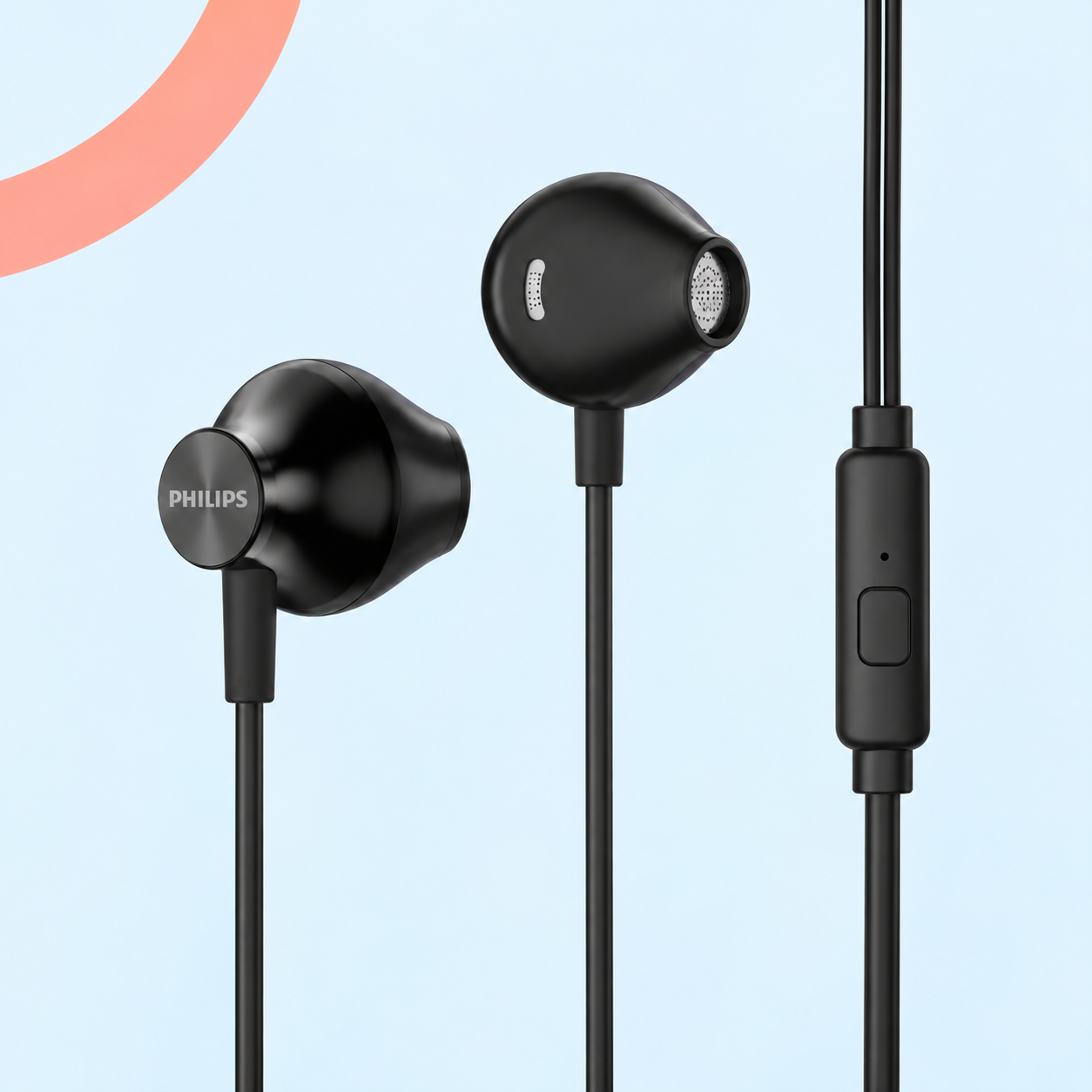 Ilustração gerada por IA de Philips TAUE101BK/00 preto