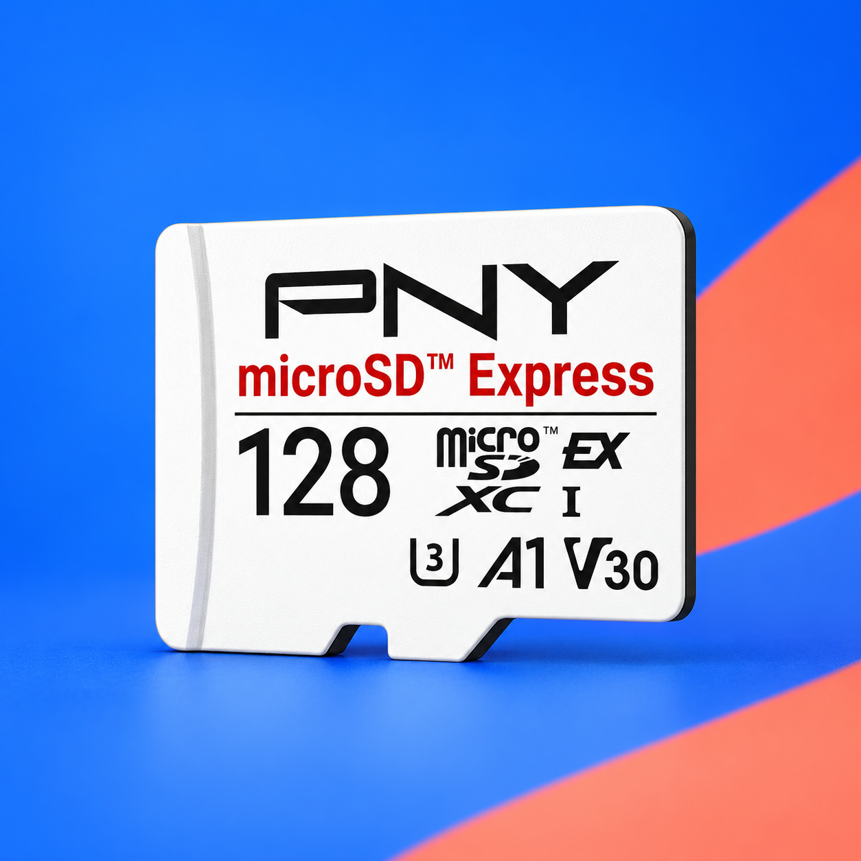 Ilustração gerada por IA de PNY microSD Express 128 GB