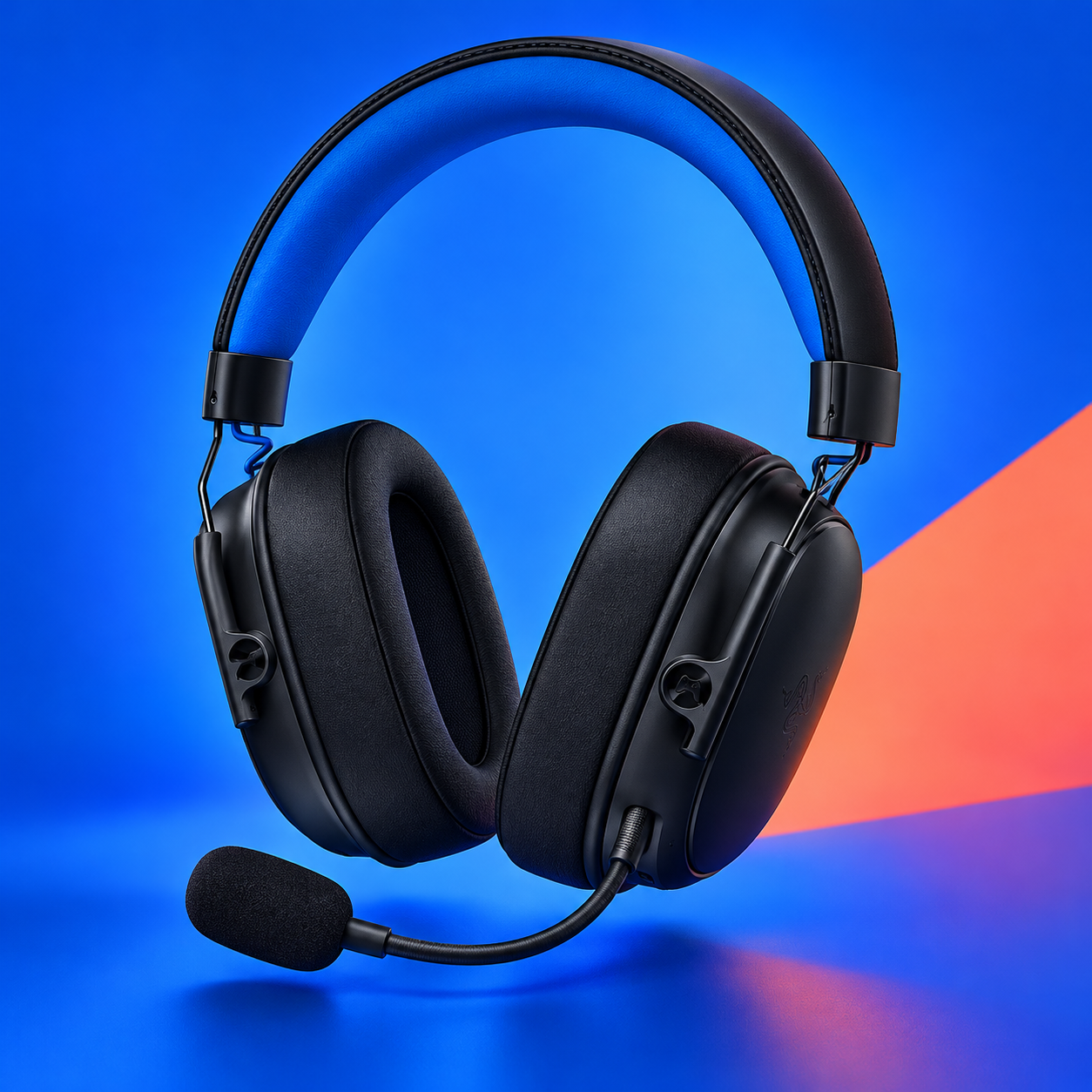 Ilustração gerada por IA de Razer BlackShark V3 Pro para PlayStation