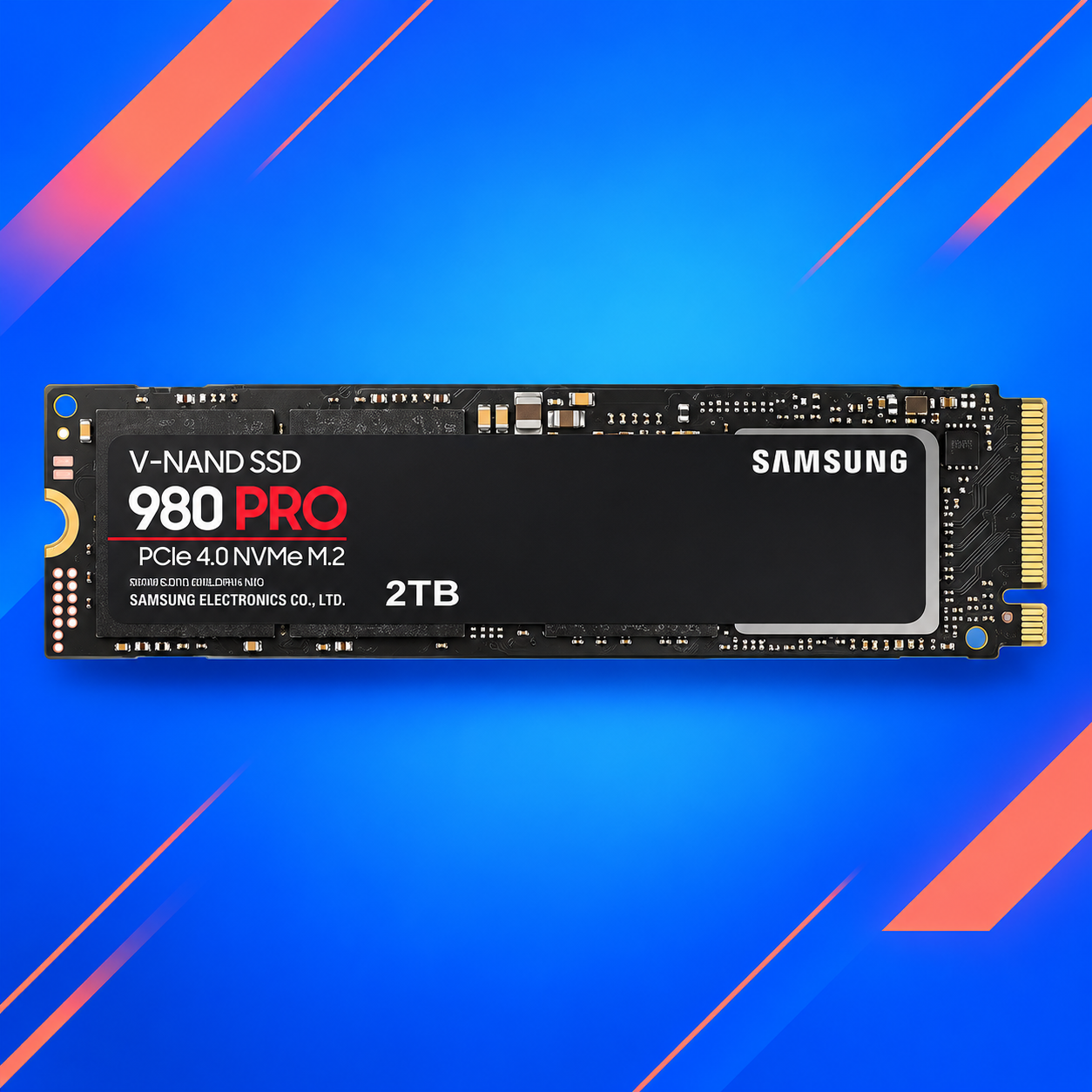 Ilustração gerada por IA de Samsung 980 PRO 2 TB