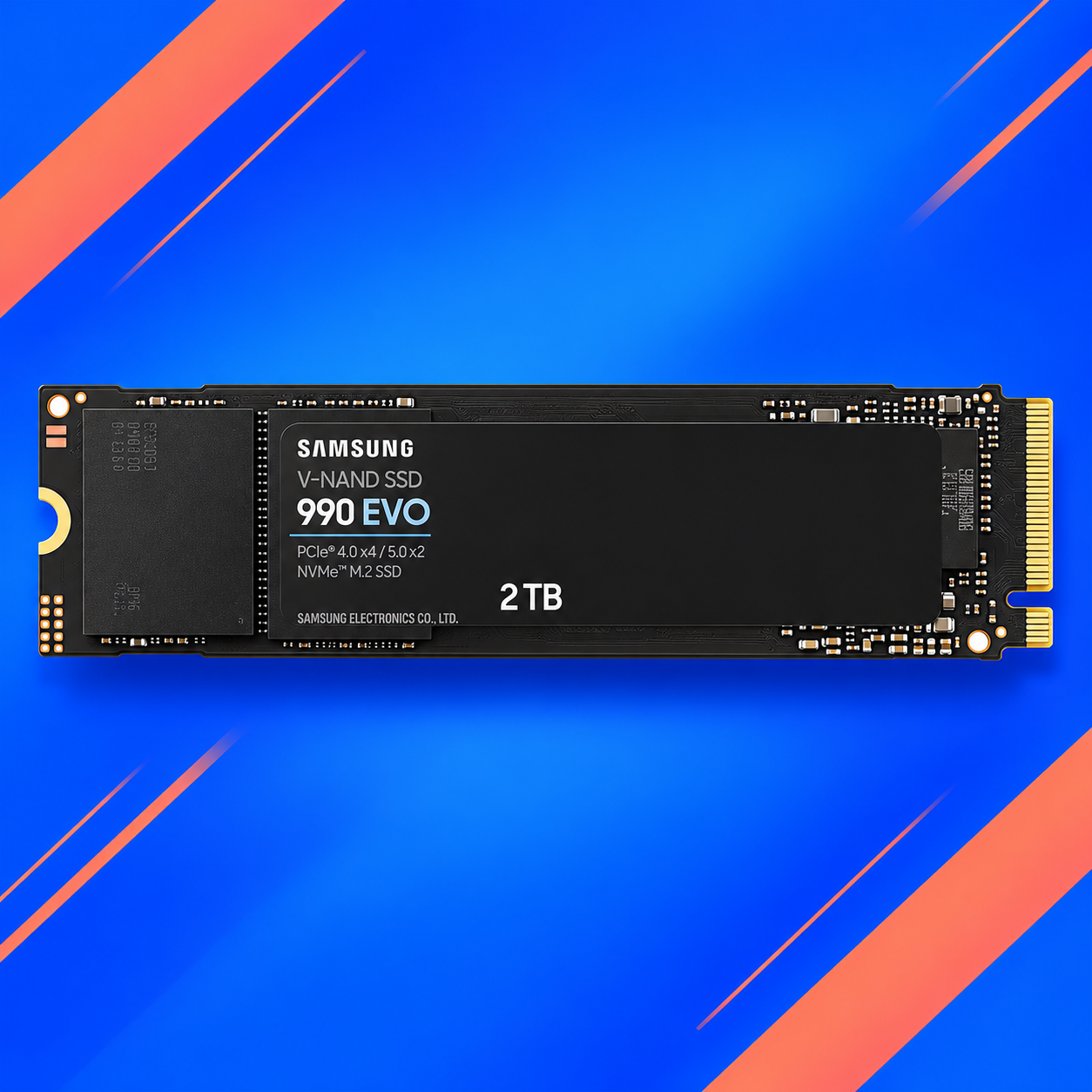 Ilustração gerada por IA de Samsung 990 EVO 2 TB