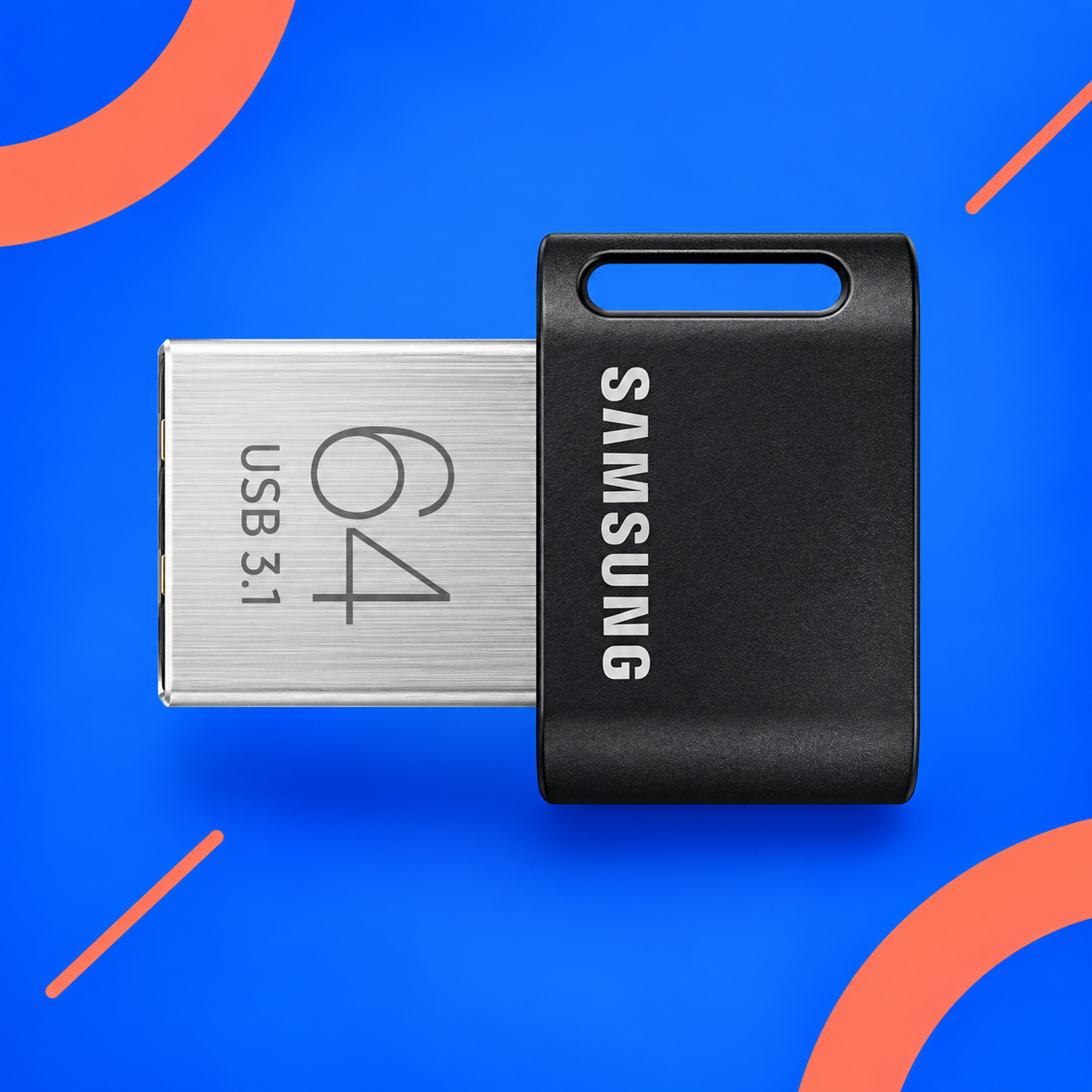 Ilustração gerada por IA de Samsung FIT Plus 64 GB