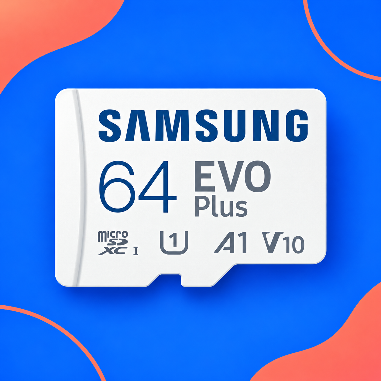 Ilustração gerada por IA de Samsung microSD EVO Plus 64 GB