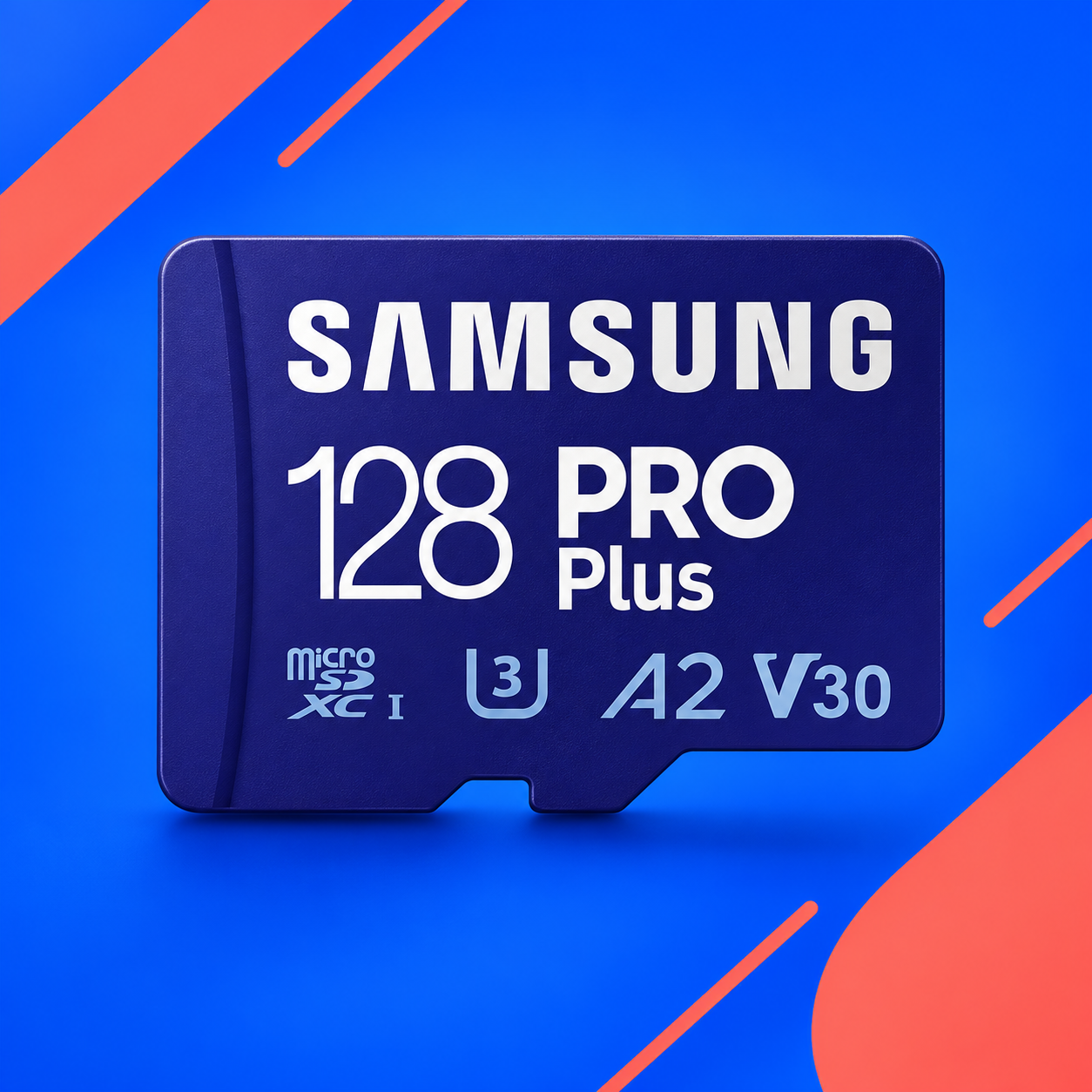 Ilustração gerada por IA de Samsung microSD PRO Plus 128 GB