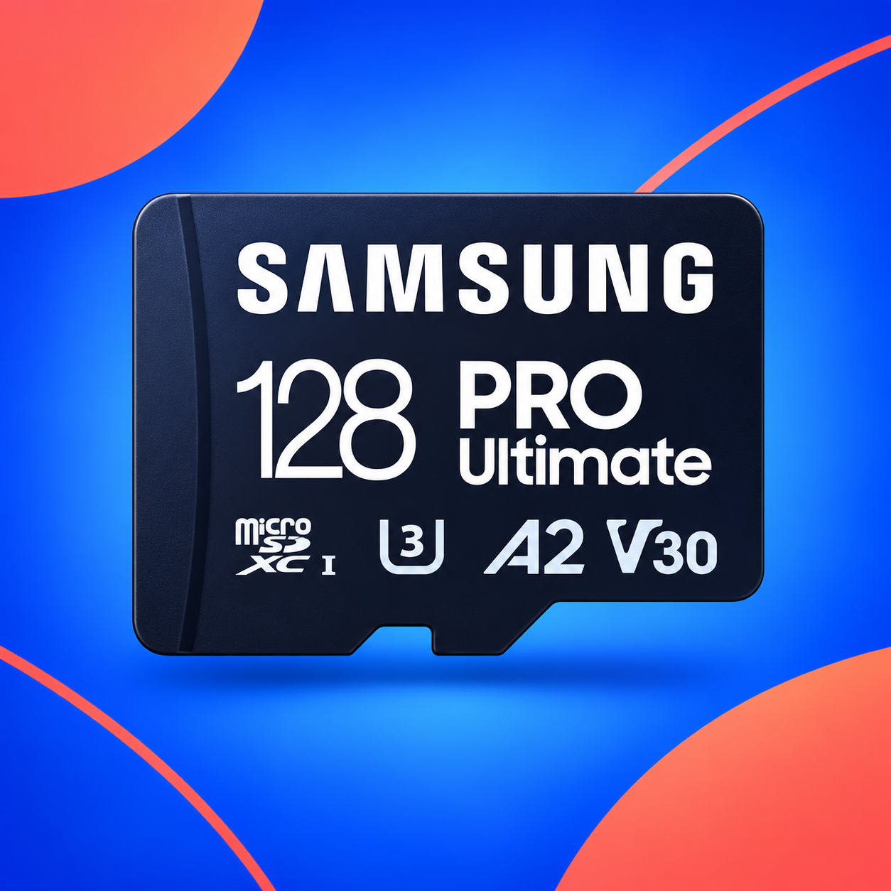 Ilustração gerada por IA de Samsung microSD PRO Ultimate 128 GB