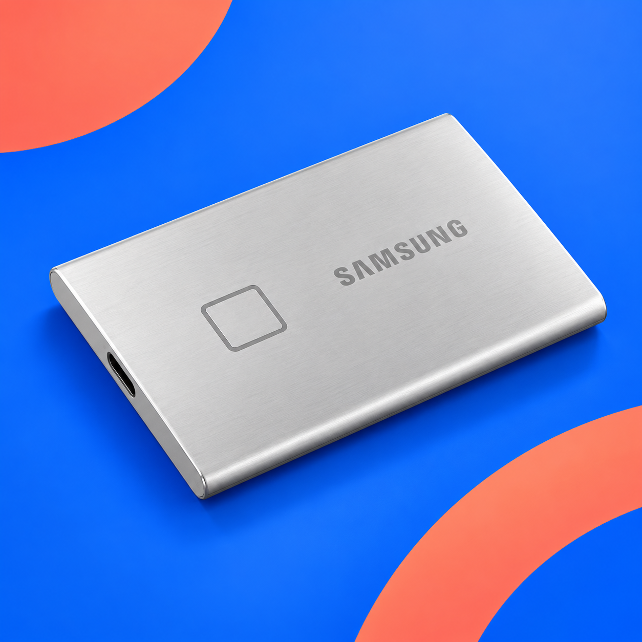 Ilustração gerada por IA de Samsung T7 Touch 500 GB