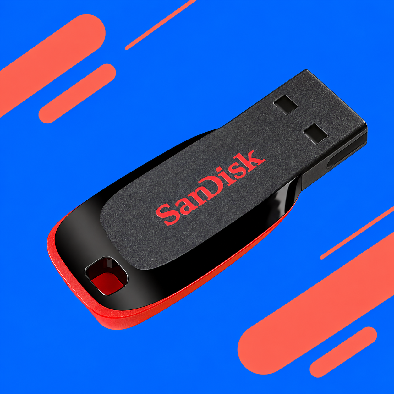 Ilustração gerada por IA de SanDisk Cruzer Blade 64 GB