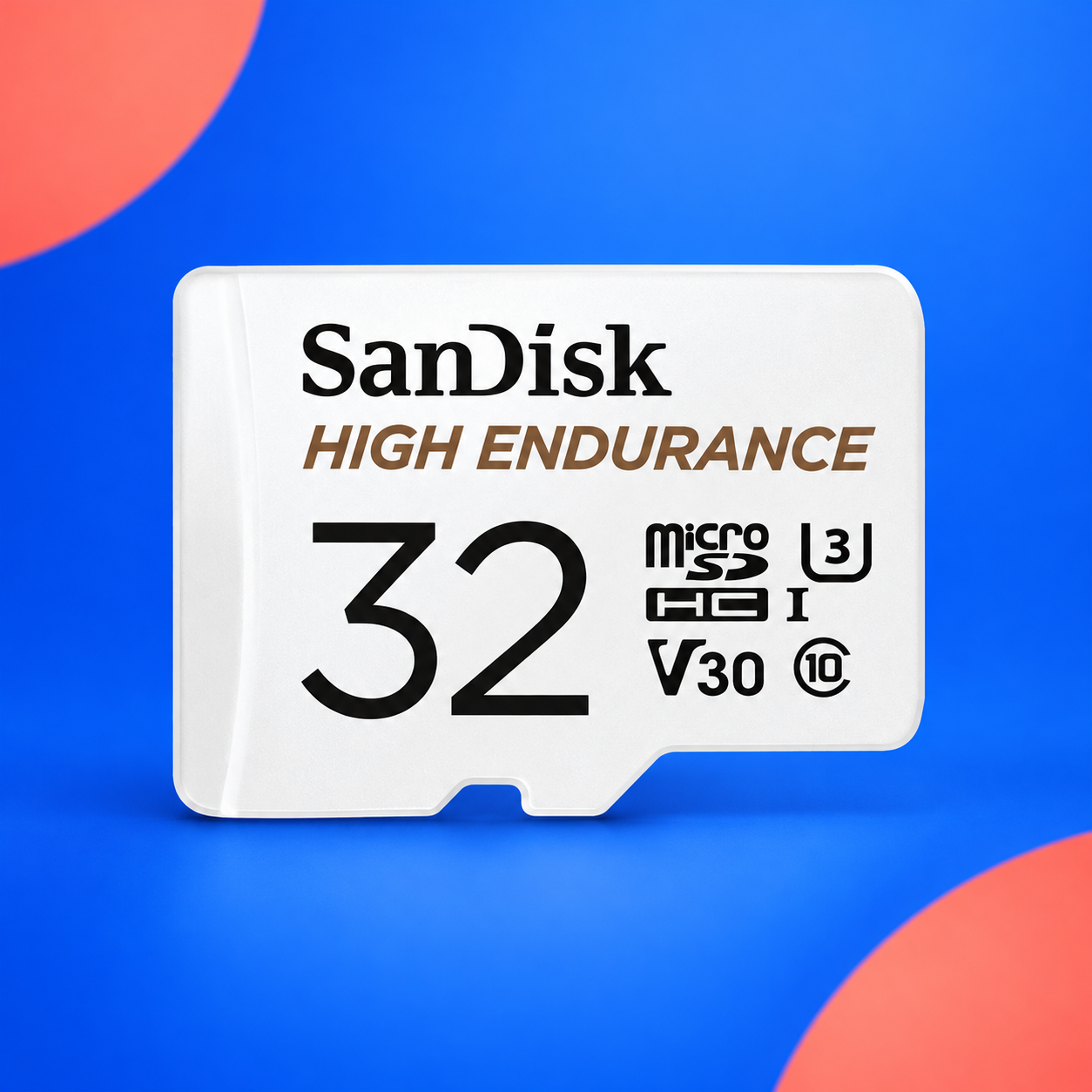 Ilustração gerada por IA de SanDisk High Endurance microSD 32 GB