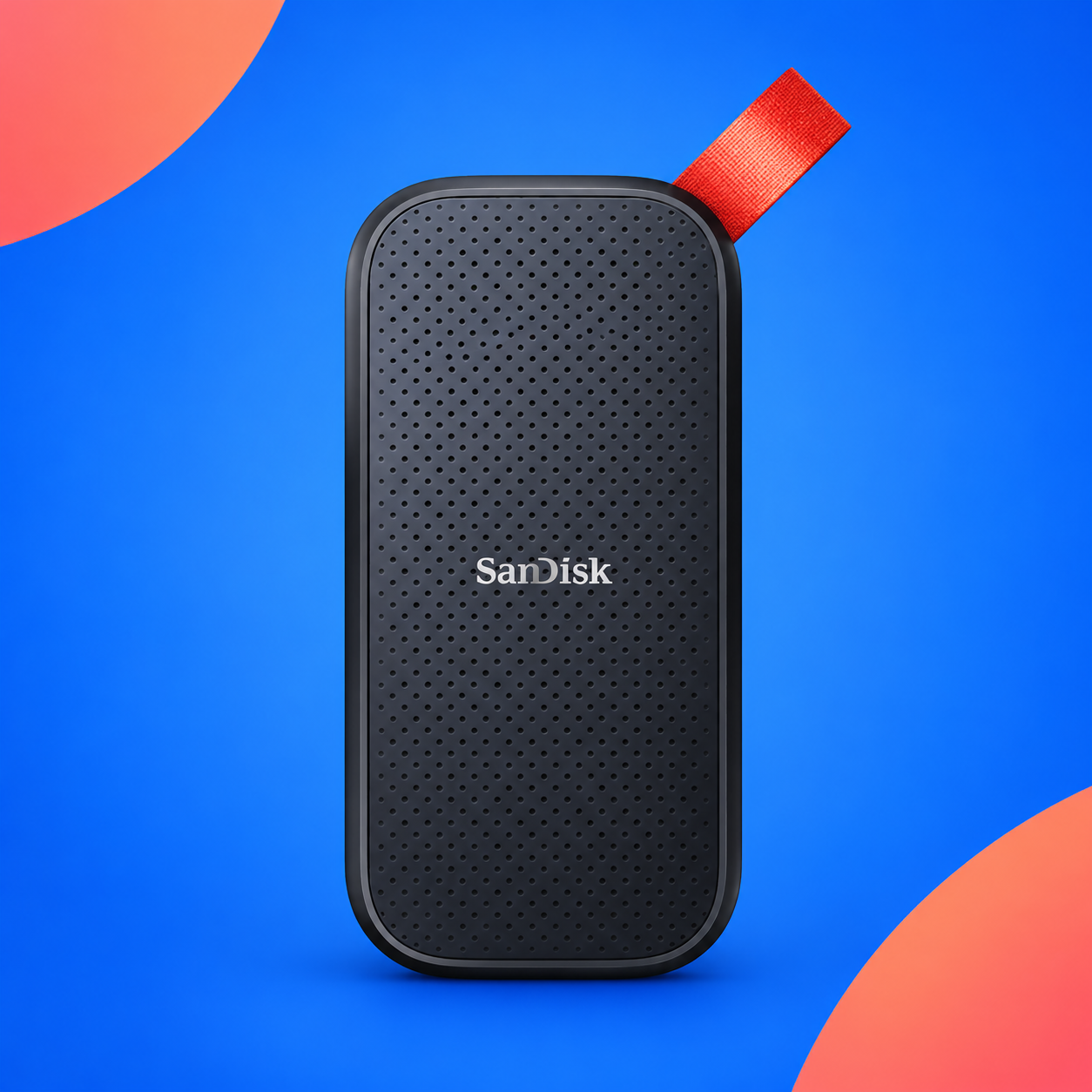 Ilustração gerada por IA de SanDisk Portable SSD SDSSDE30 1 TB