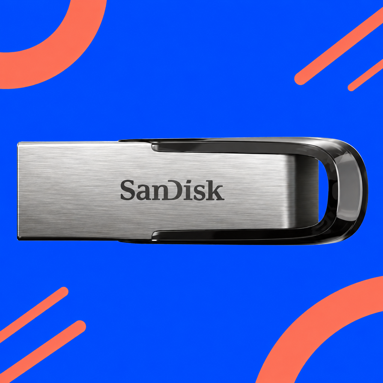 Ilustração gerada por IA de SanDisk Ultra Flair 256 GB