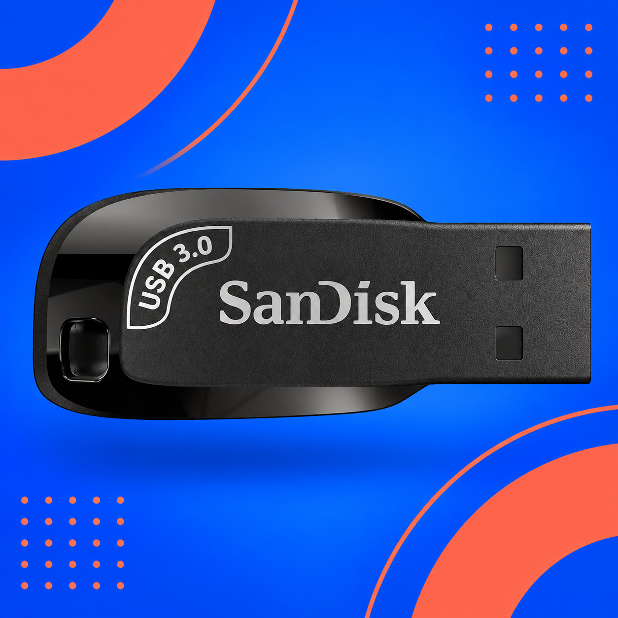 Ilustração gerada por IA de SanDisk Ultra Shift 256 GB