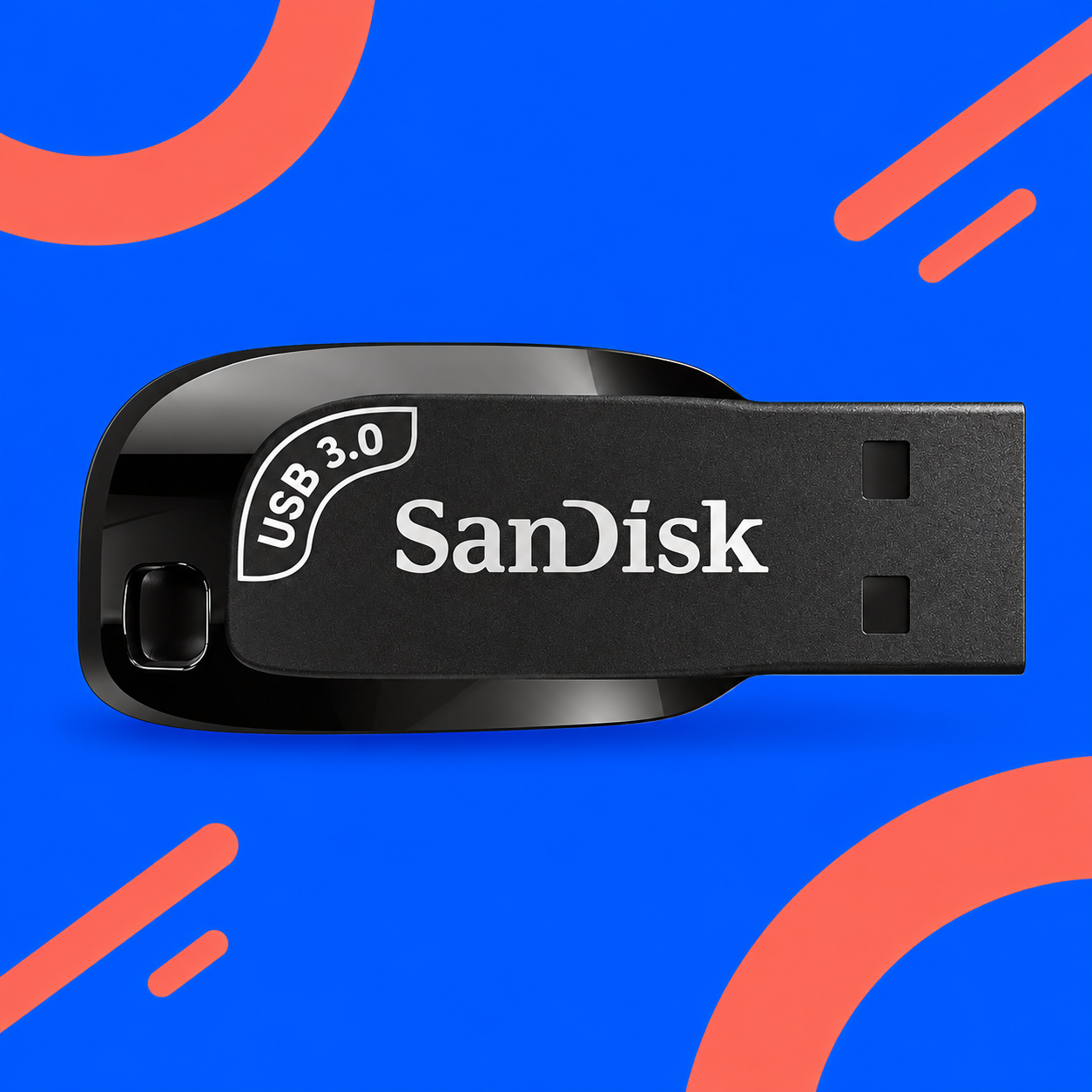 Ilustração gerada por IA de SanDisk Ultra Shift 32 GB