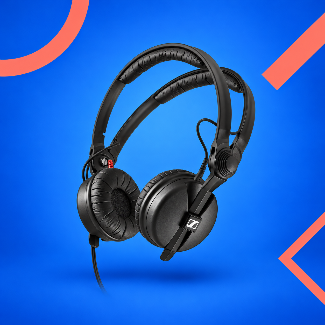 Ilustração gerada por IA de Sennheiser HD 25