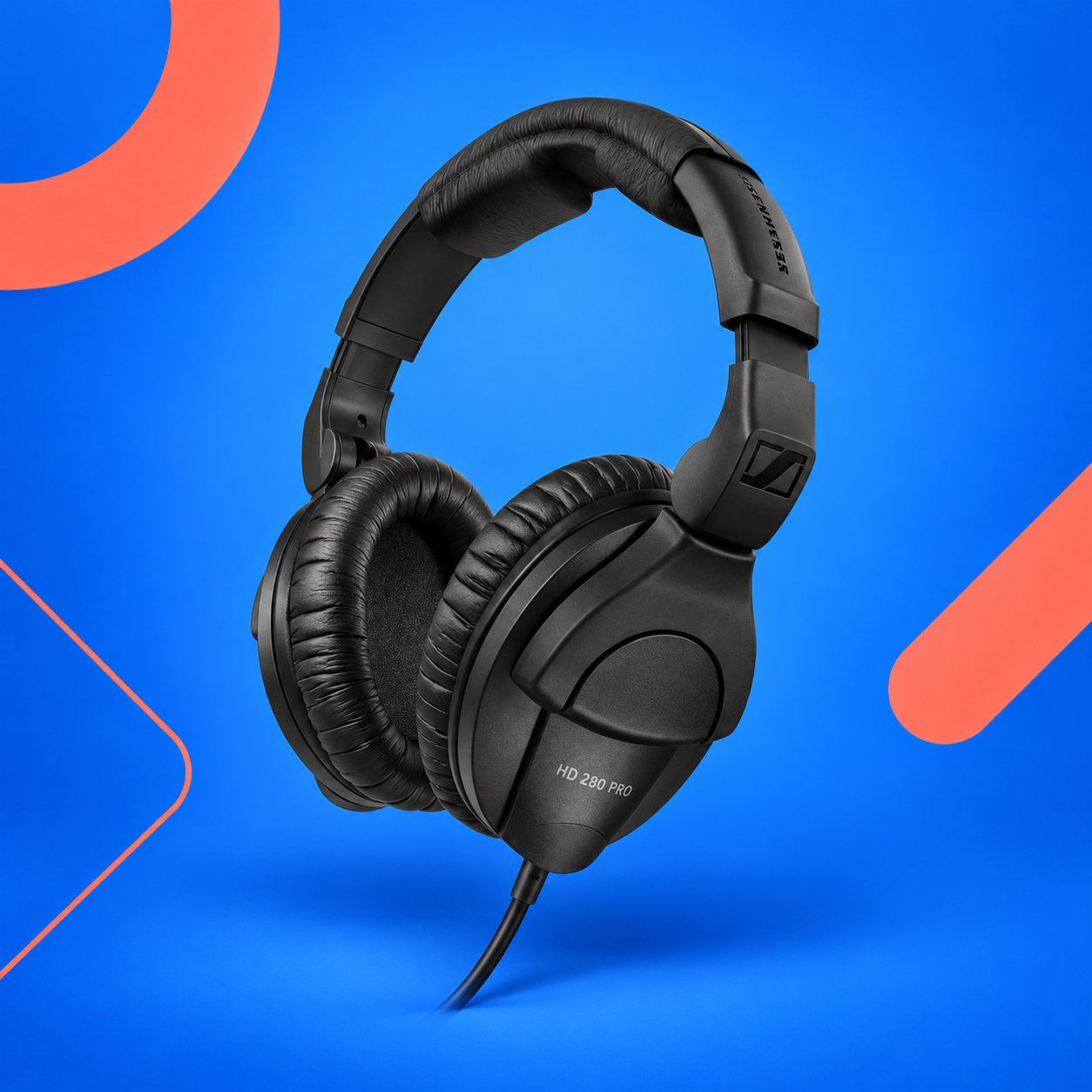 Ilustração gerada por IA de Sennheiser HD 280 PRO