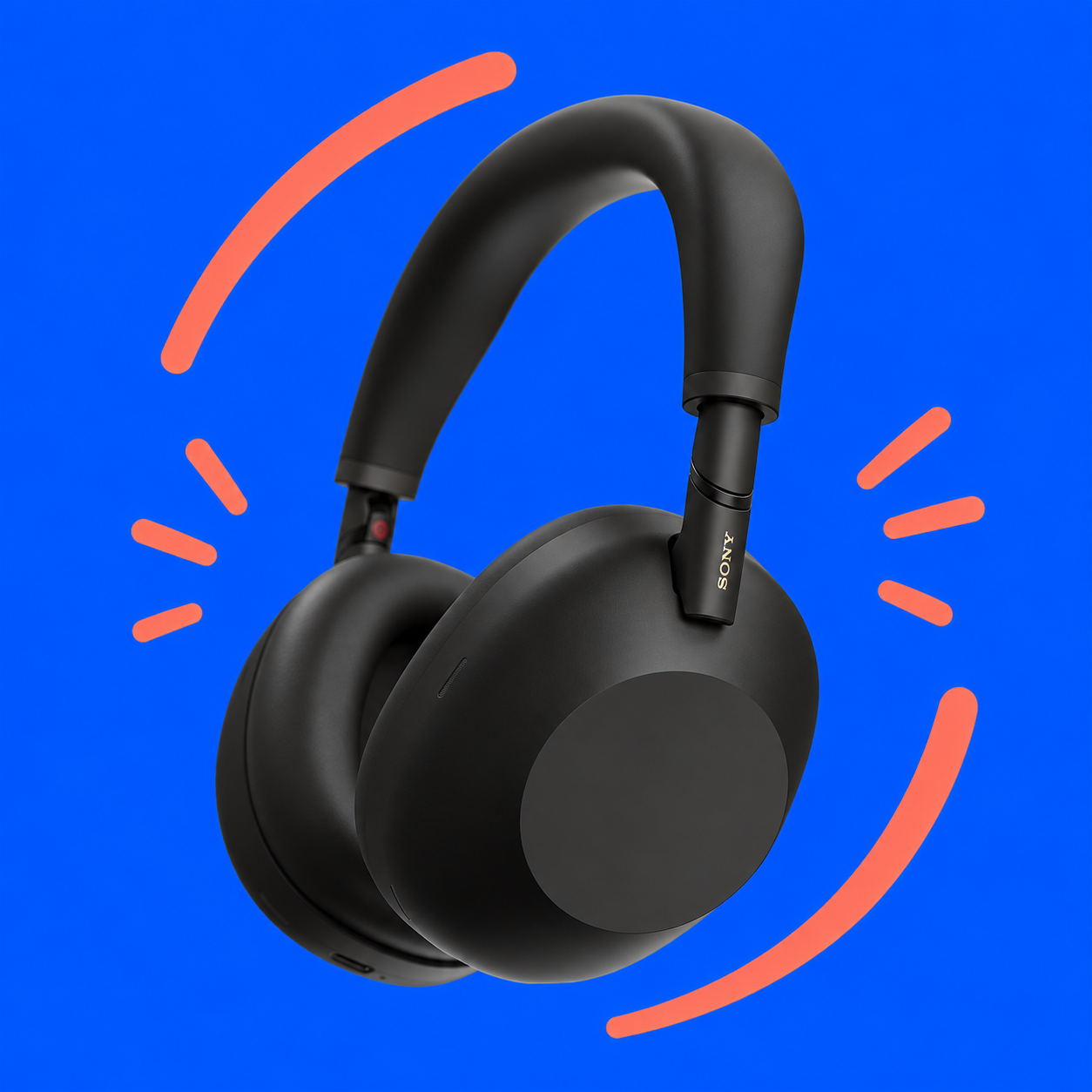 Ilustração gerada por IA de Sony WH-1000XM6